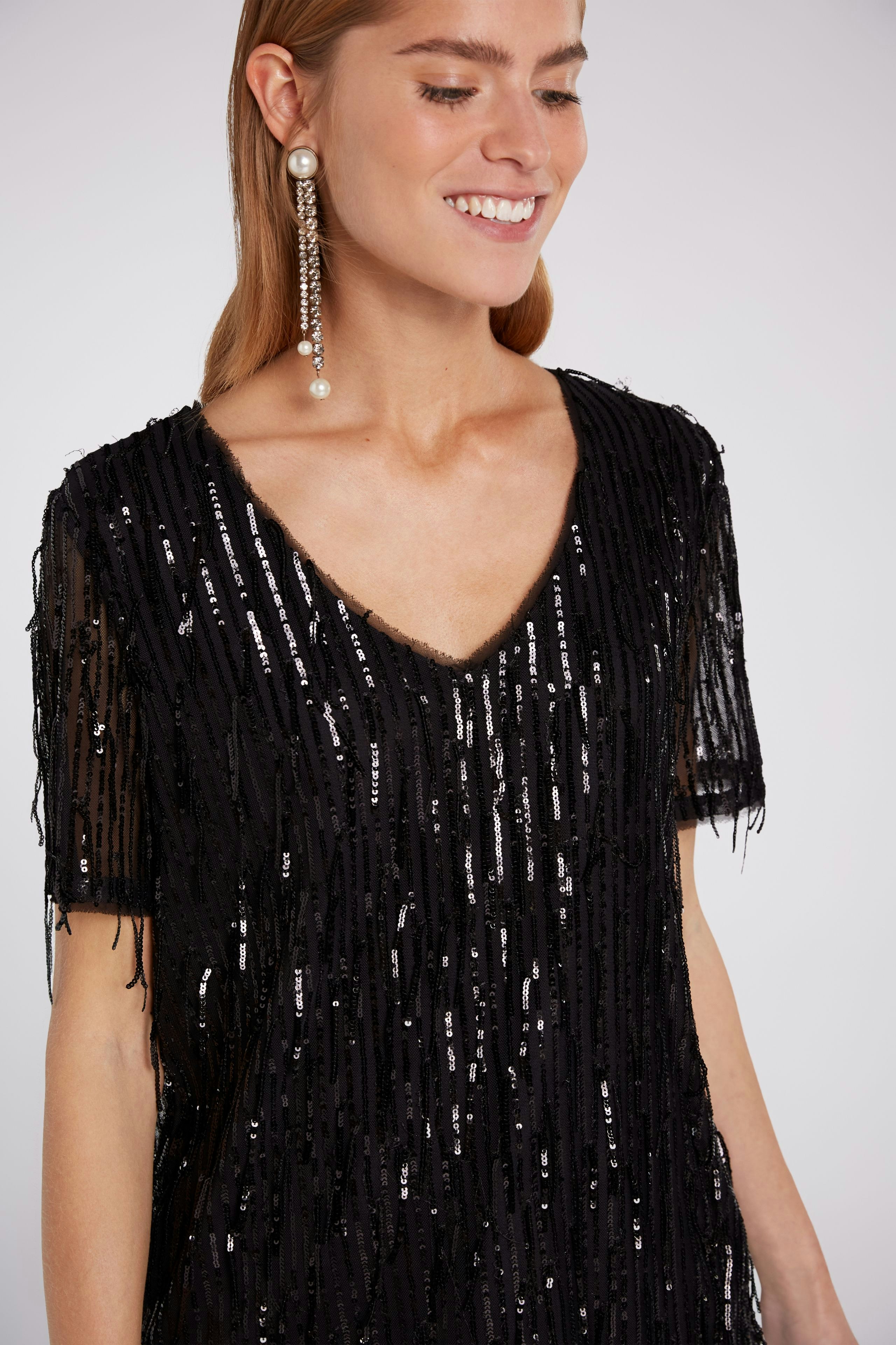 Bild 5 von T-shirt - black in black | Oui