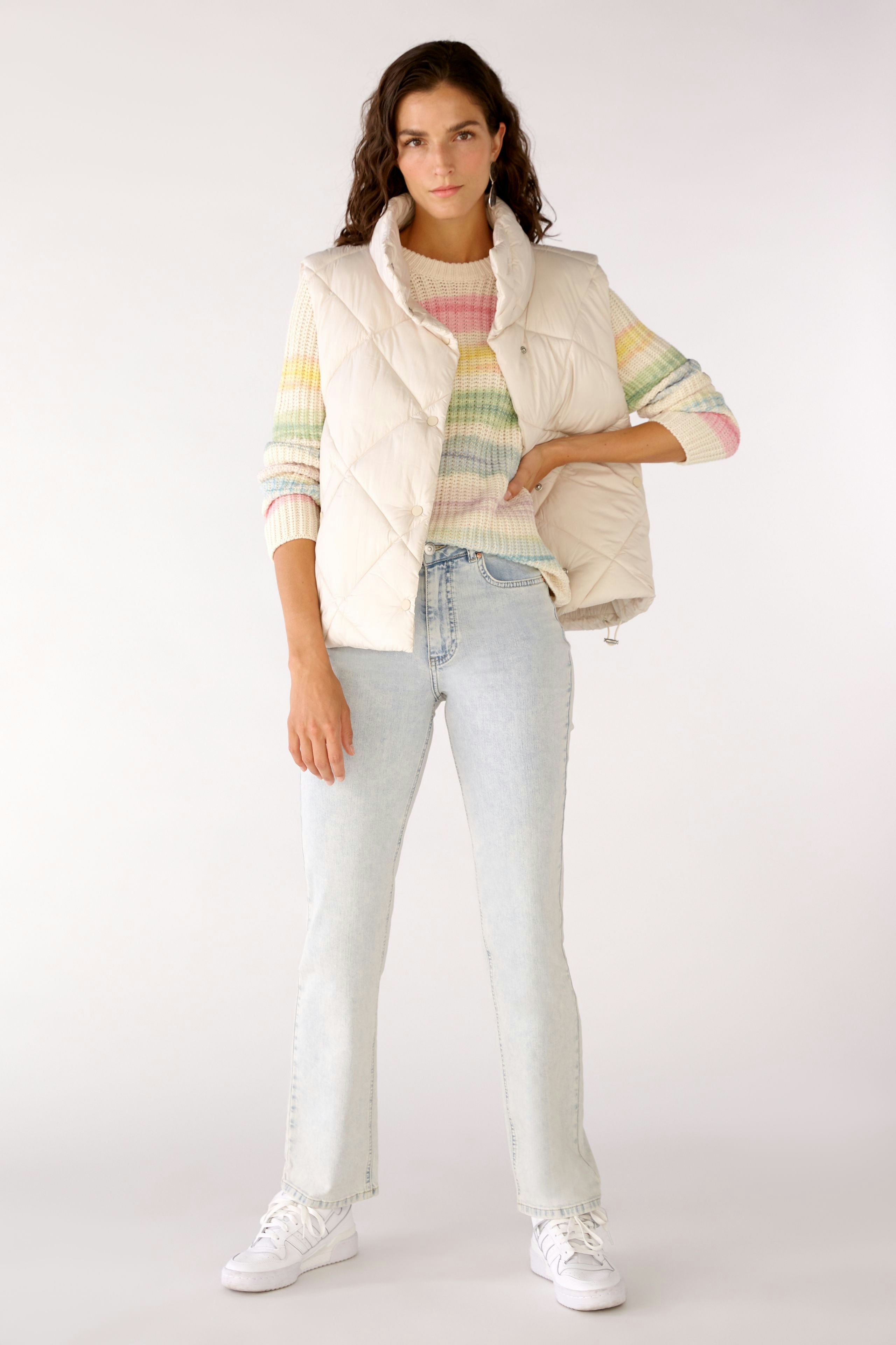 Bild 2 von Knitted Pullover - light blue rose in light blue rose | Oui