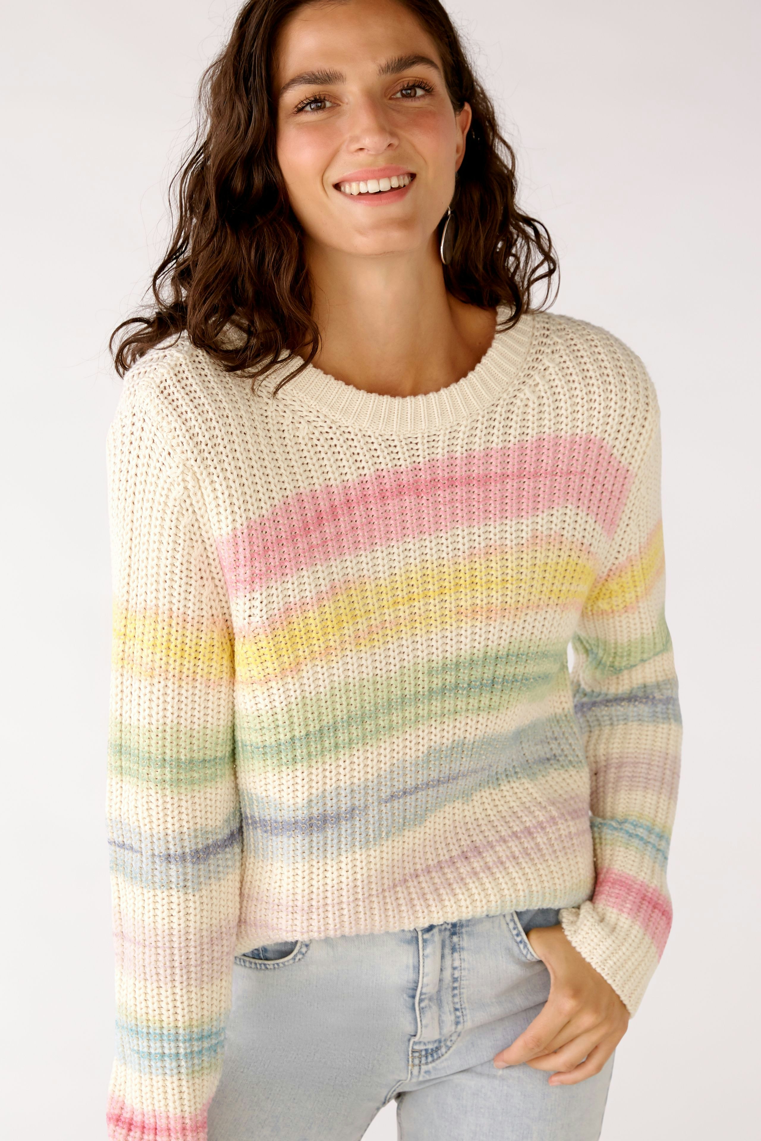 Bild 4 von Knitted Pullover - light blue rose in light blue rose | Oui