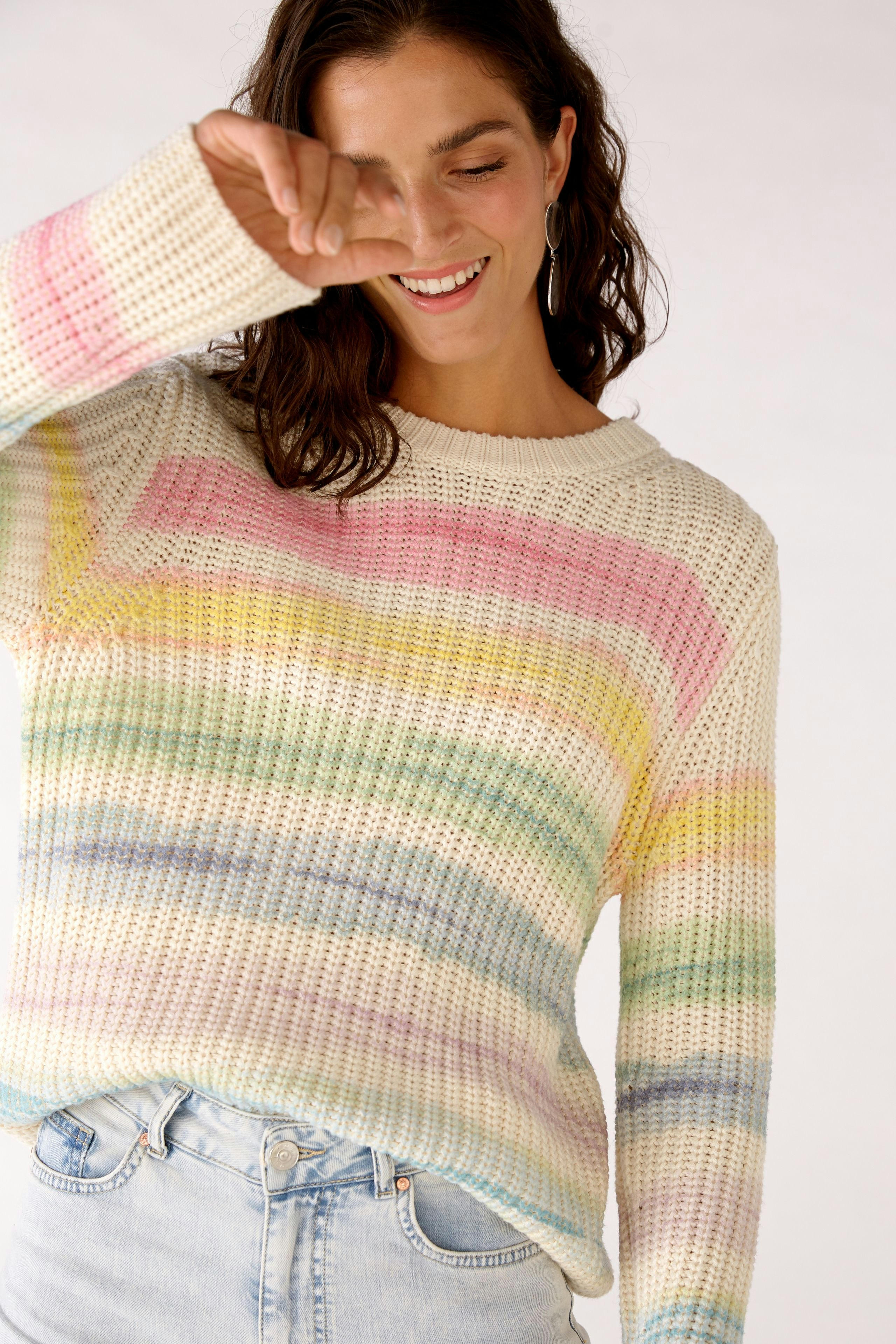 Bild 6 von Knitted Pullover - light blue rose in light blue rose | Oui