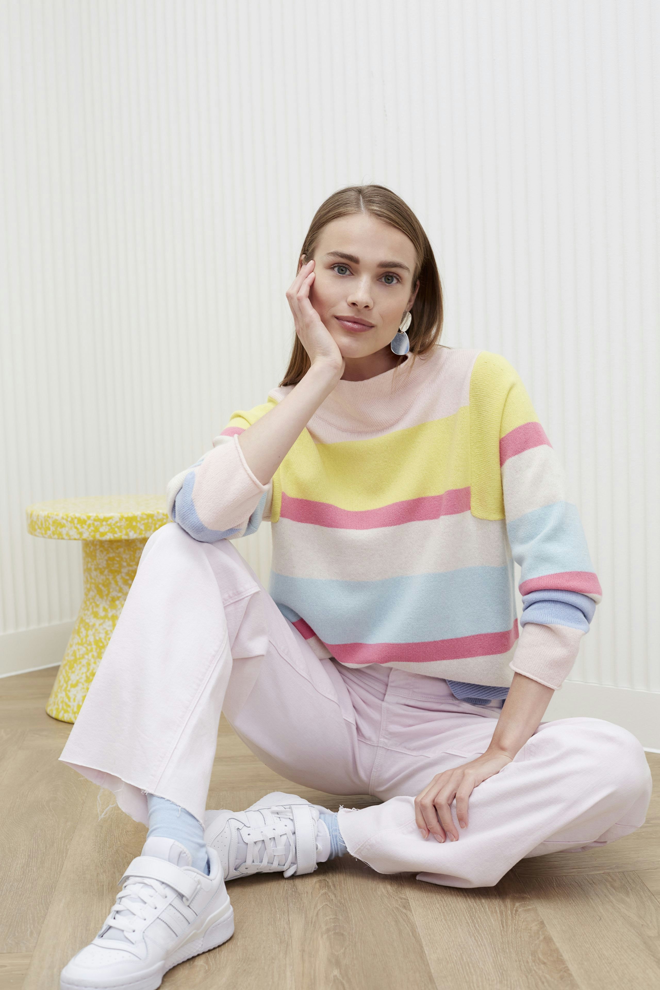 Bild 1 von Denim trousers - pale lilac in pale lilac | Oui