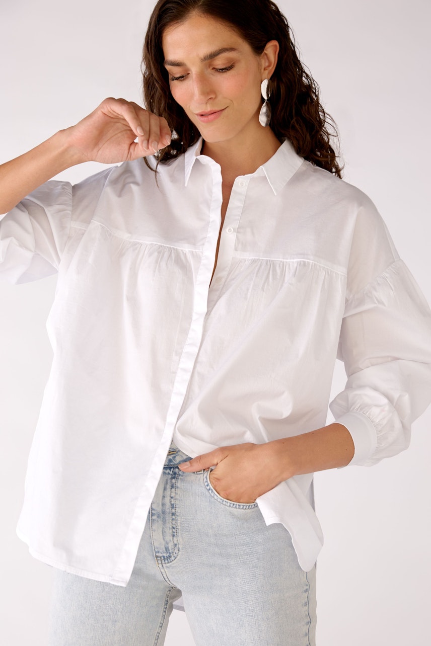 Bild 5 von Bluse - optic white in optic white | Oui