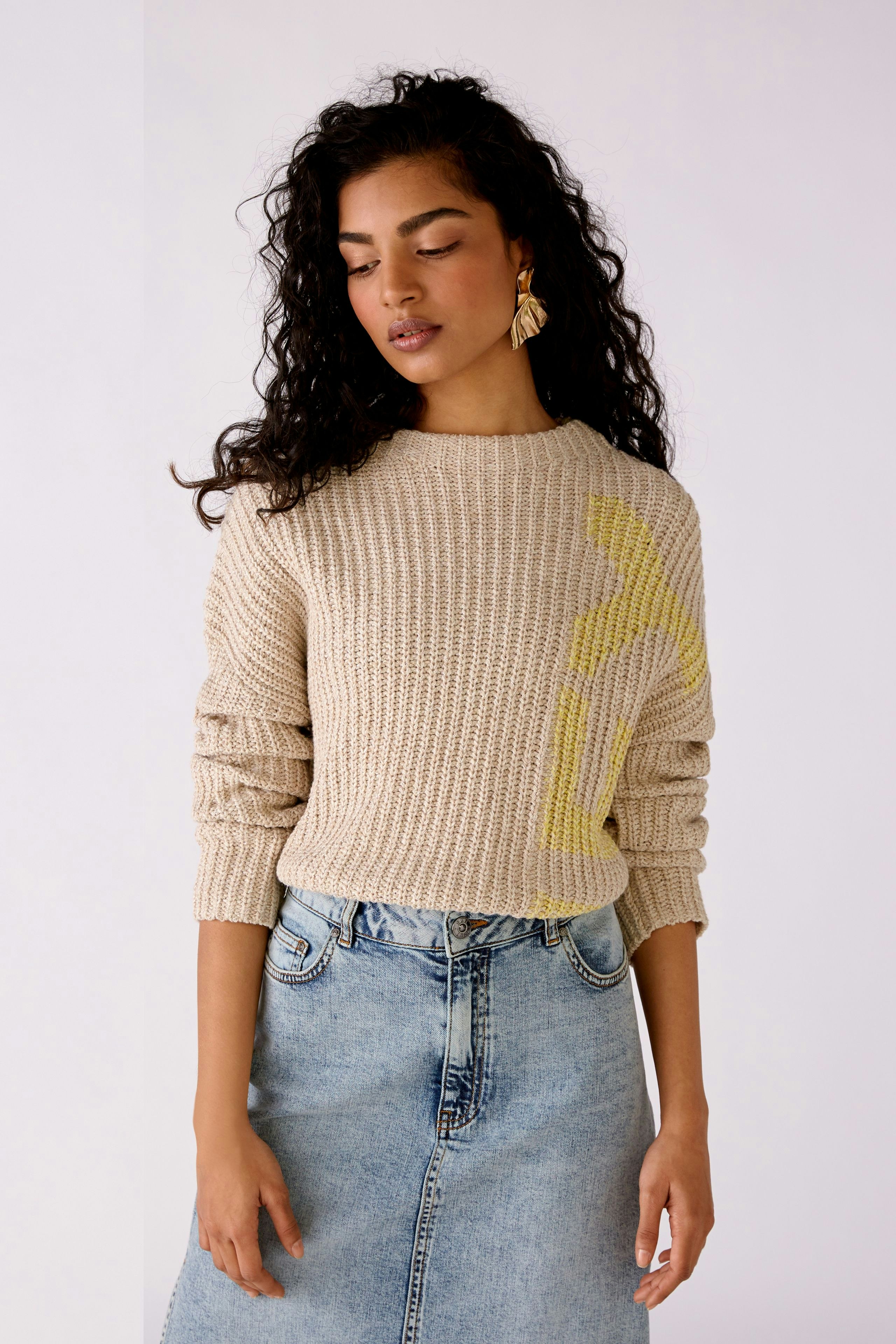Bild 3 von Strickpullover - light camel yellow in light camel yellow | Oui