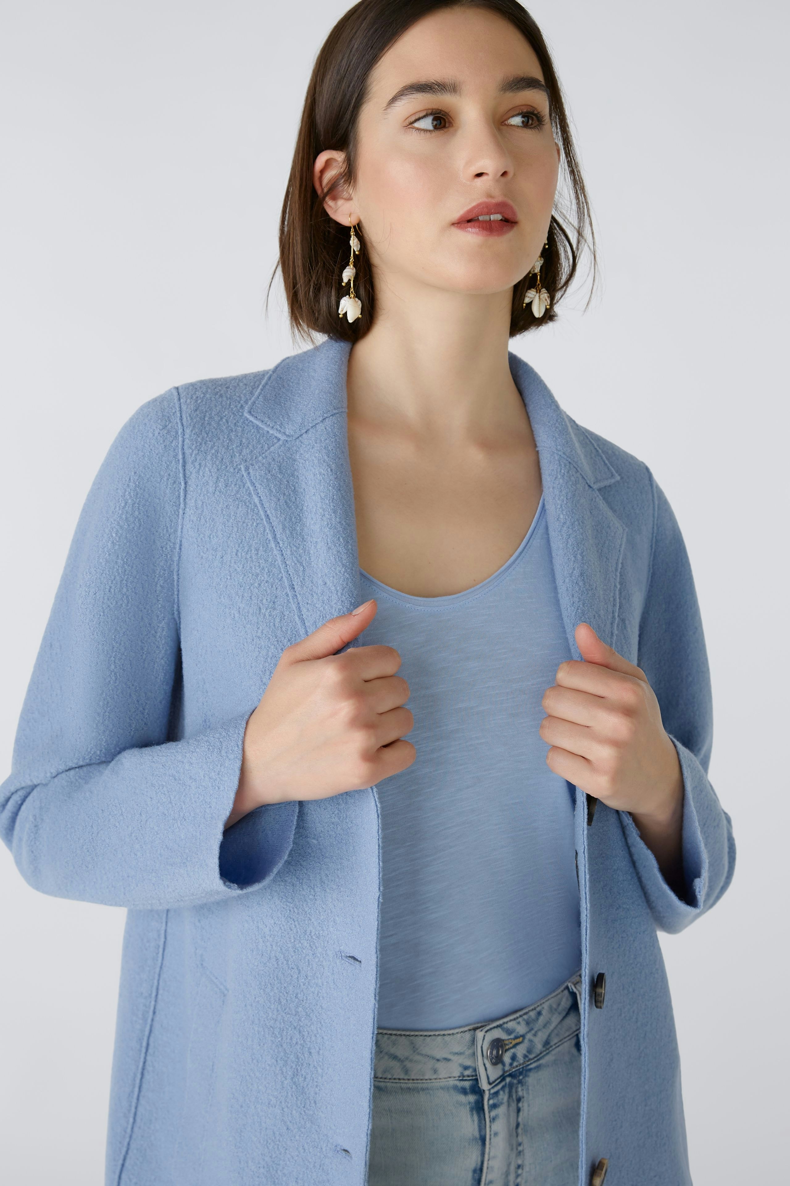 Bild 5 von MAYSON Coat - light blue in light blue | Oui