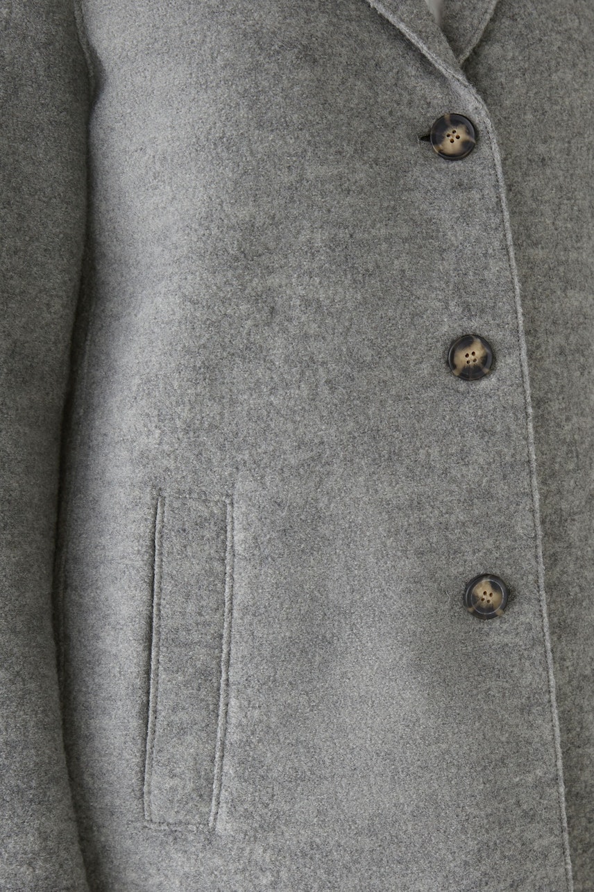 Bild 6 von MAYSON Coat - grey in grey | Oui