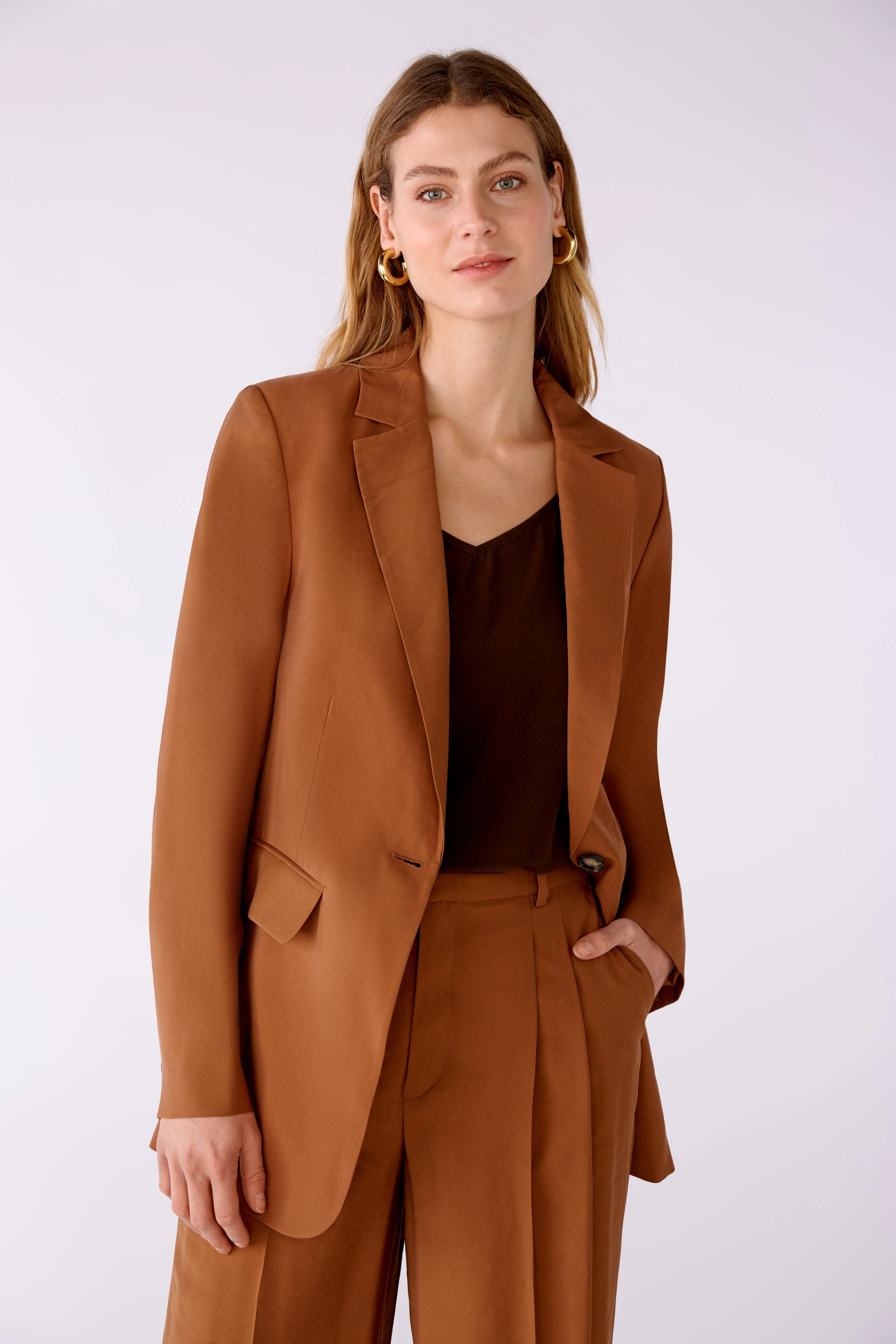 Image 2 of Blazer - toffee in toffee | Oui