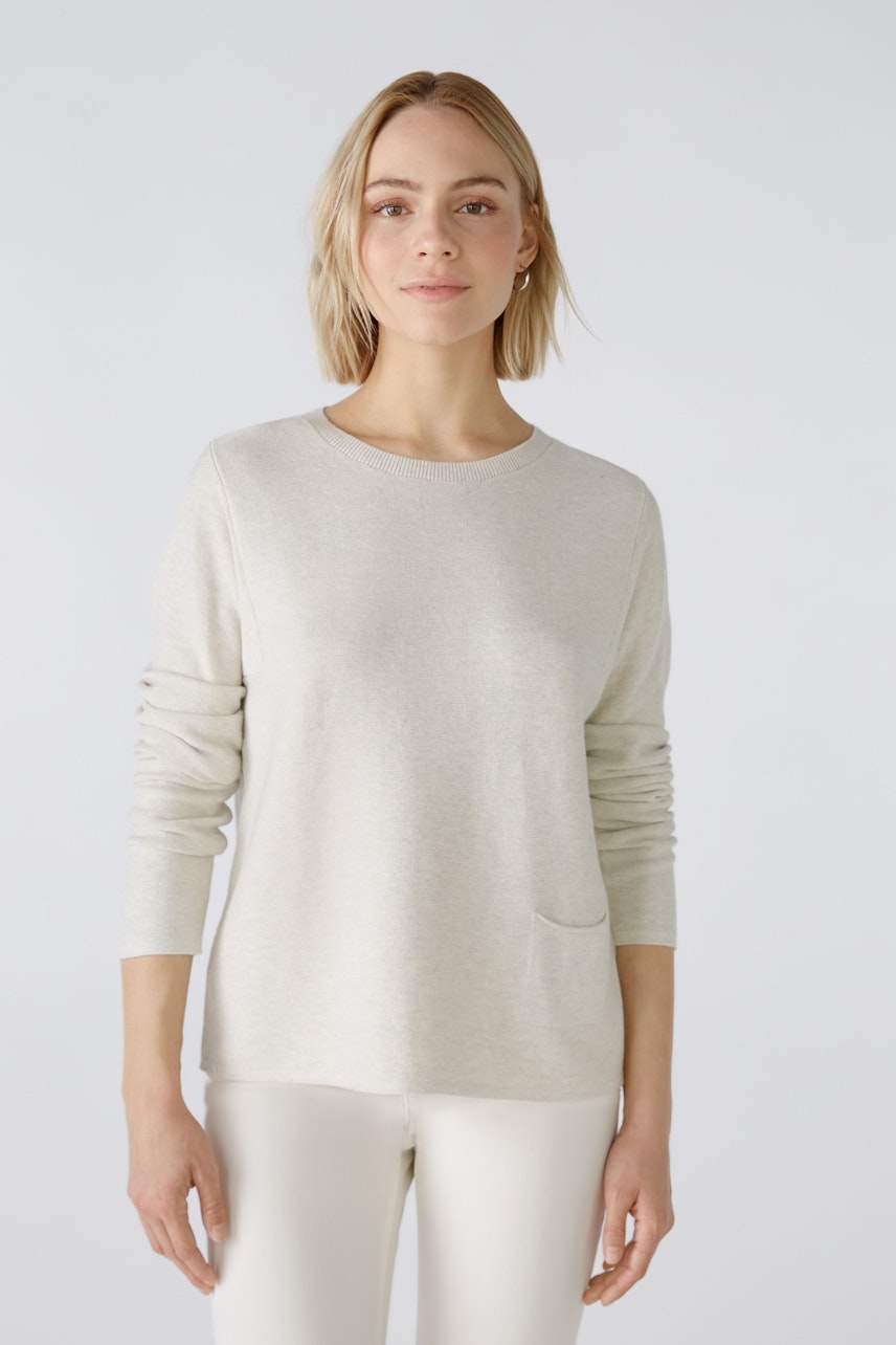 Bild 2 von KEIKO Pullover - offwhite melang in offwhite melang | Oui