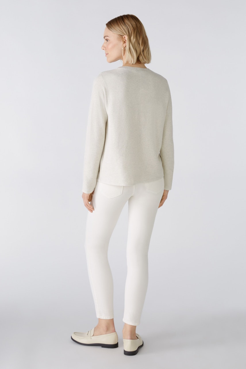 Bild 3 von KEIKO Pullover - offwhite melang in offwhite melang | Oui