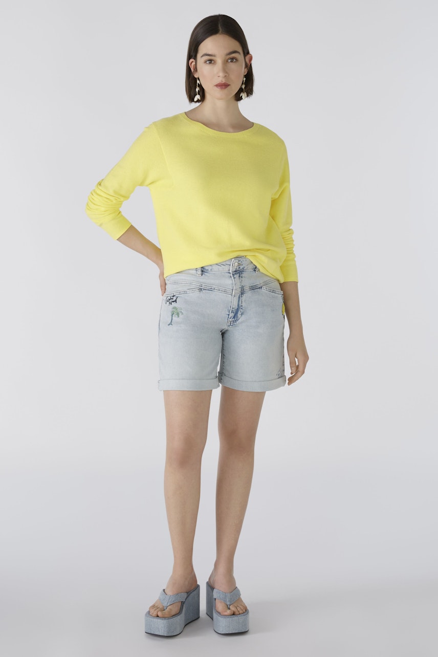 Bild 1 von KEIKO Pullover - yellow in yellow | Oui