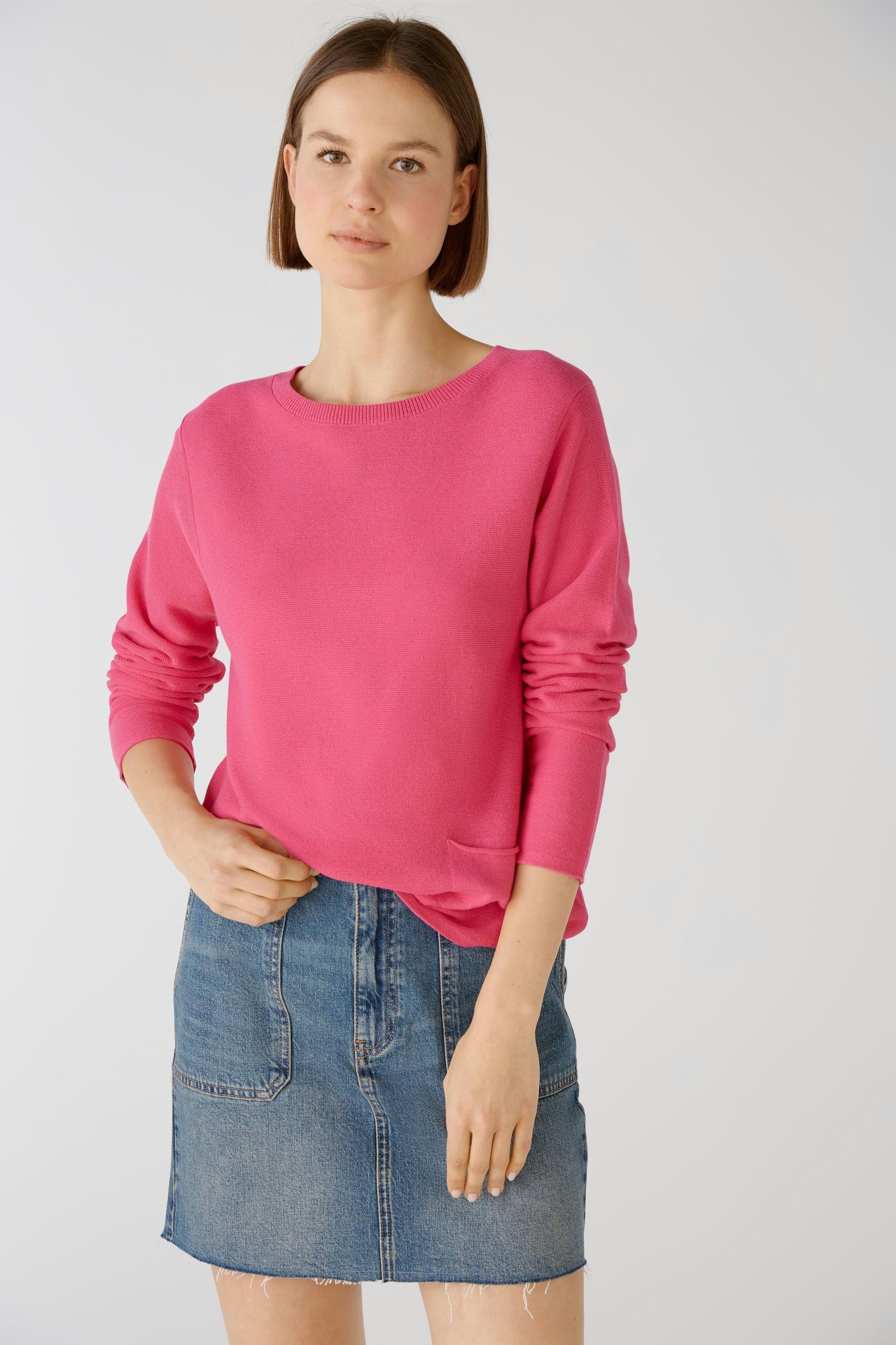 Bild 2 von KEIKO Pullover - dark pink in dark pink | Oui