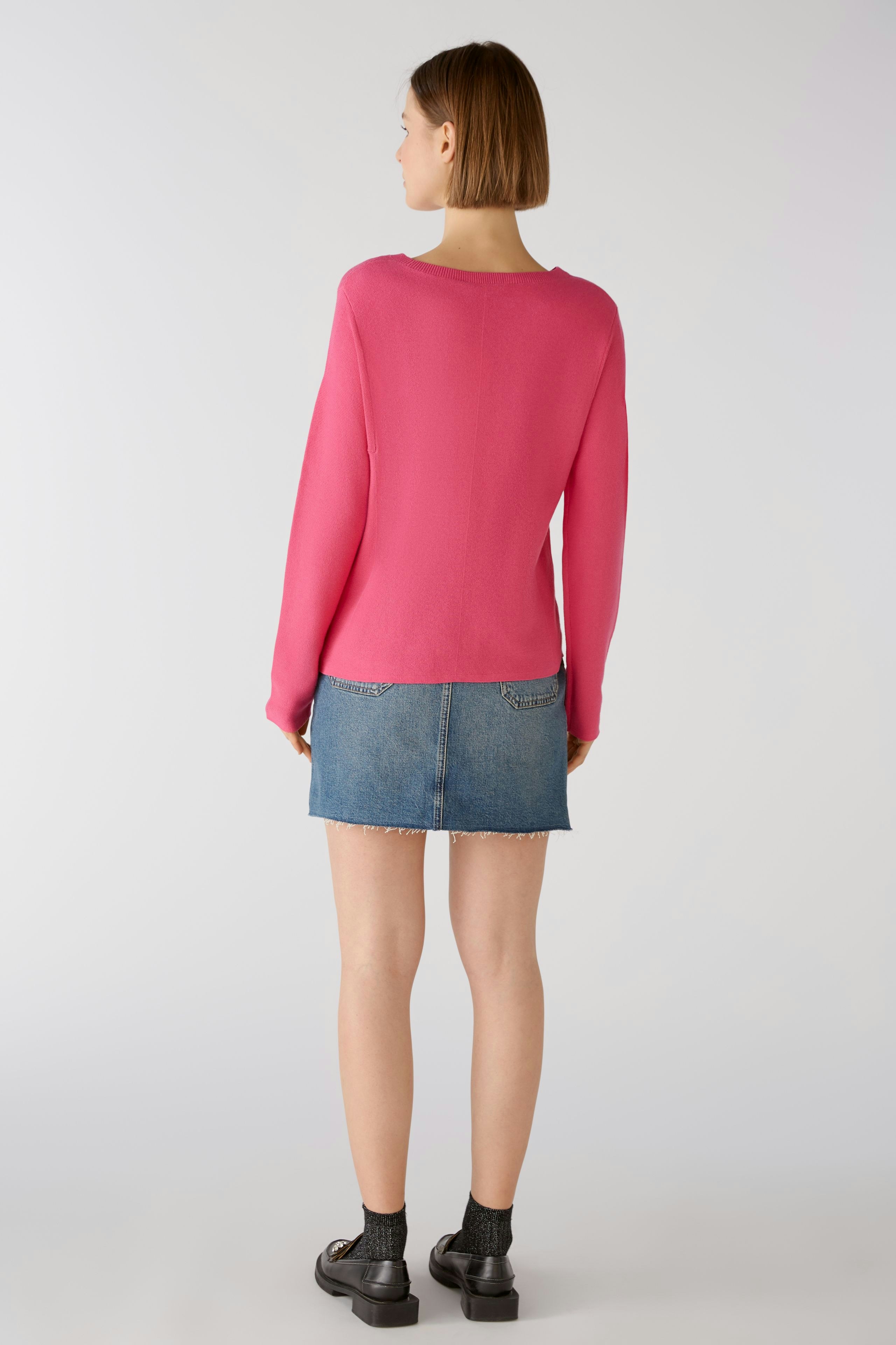 Bild 3 von KEIKO Pullover - dark pink in dark pink | Oui