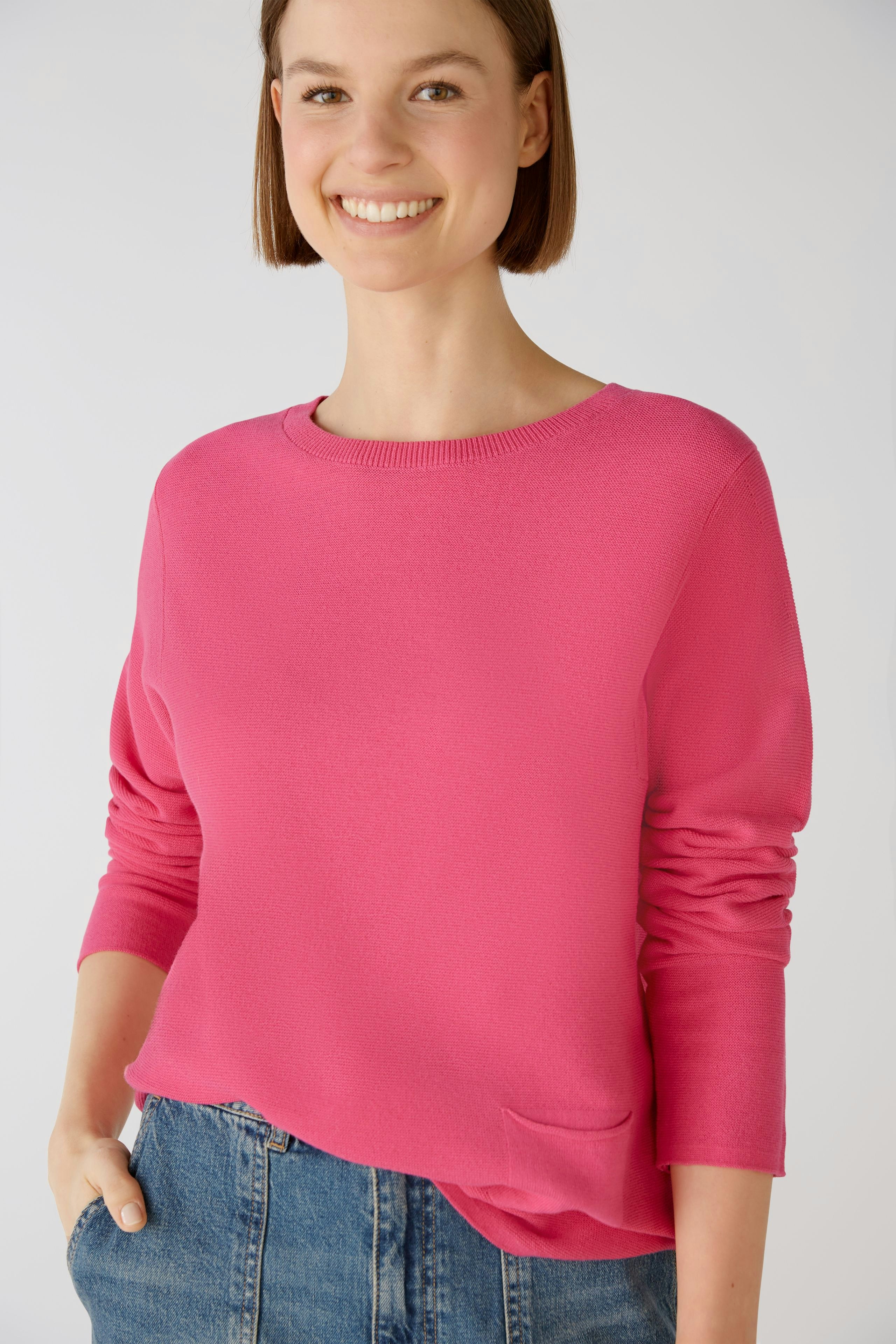 Bild 4 von KEIKO Pullover - dark pink in dark pink | Oui