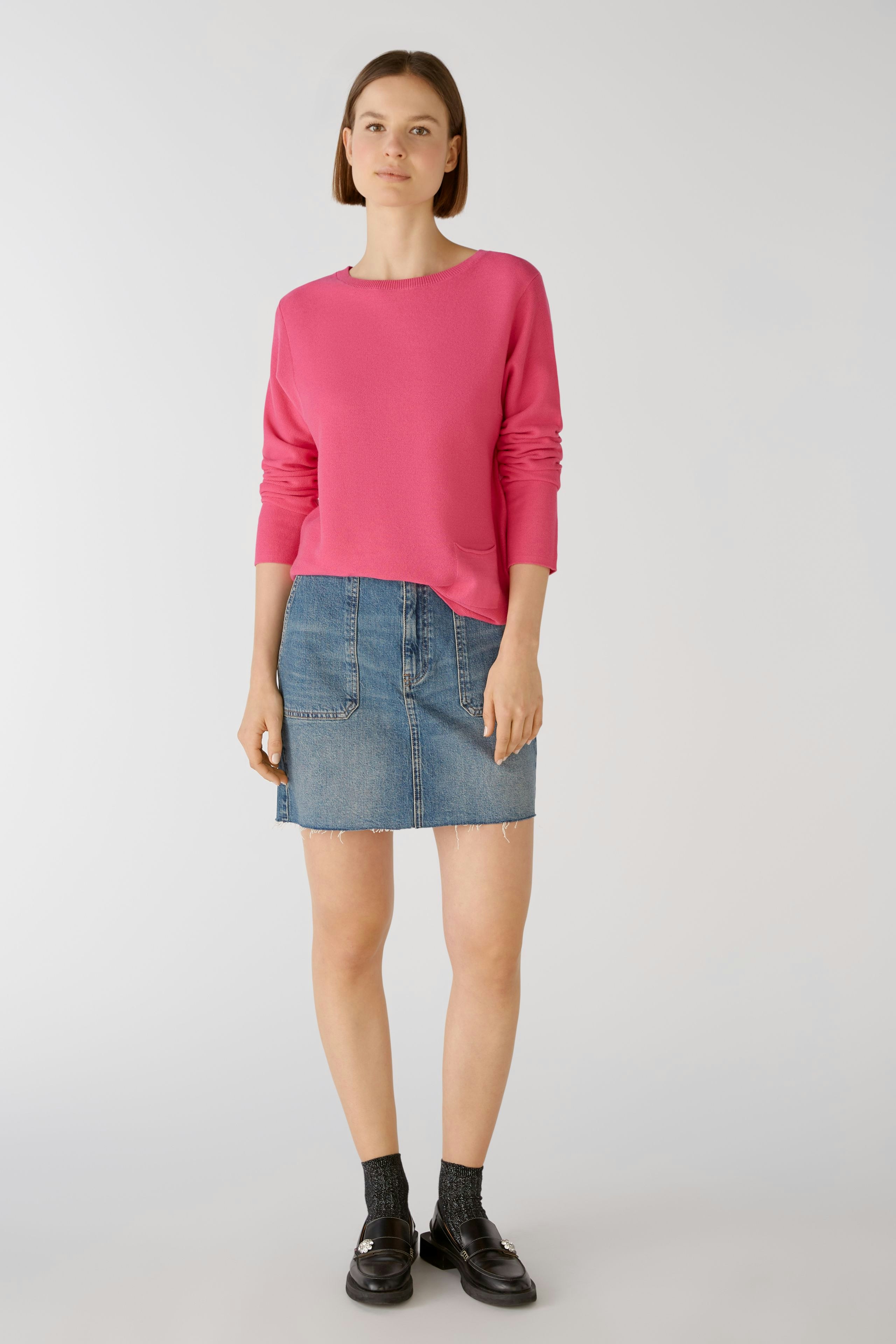Bild 1 von KEIKO Pullover - dark pink in dark pink | Oui