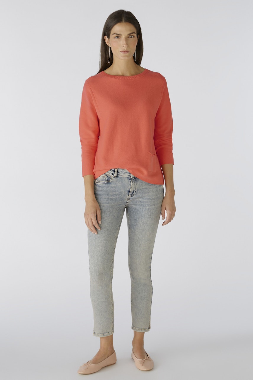 Bild 2 von KEIKO Pullover - hot coral in hot coral | Oui