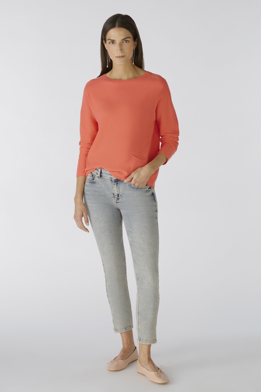 Bild 1 von KEIKO Pullover - hot coral in hot coral | Oui