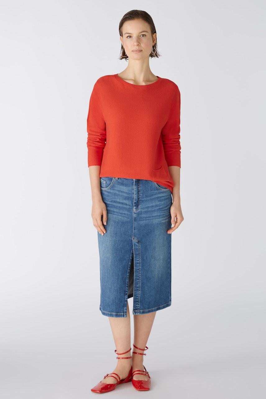 Bild 1 von KEIKO Pullover - aura orange in aura orange | Oui