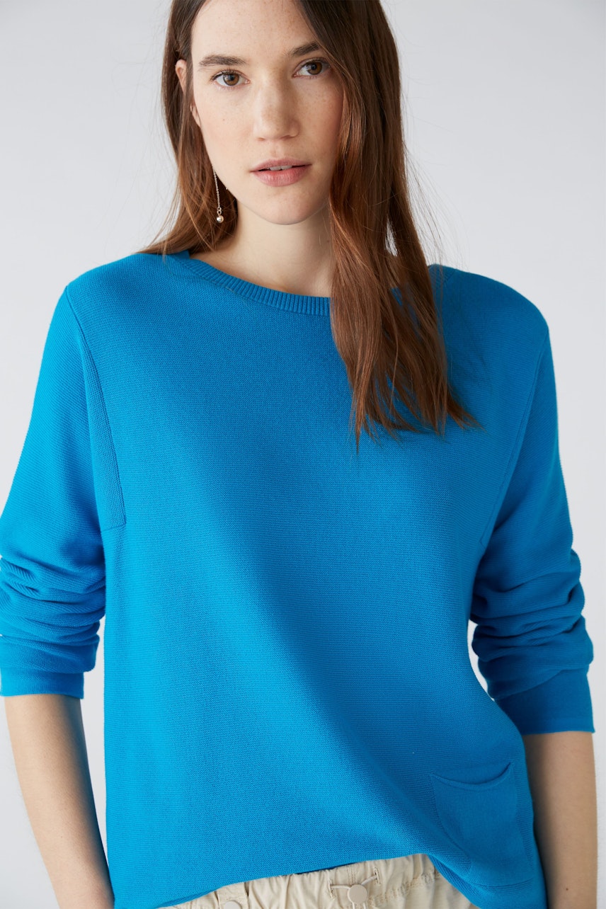 Bild 4 von KEIKO Pullover - blue jewel in blue jewel | Oui