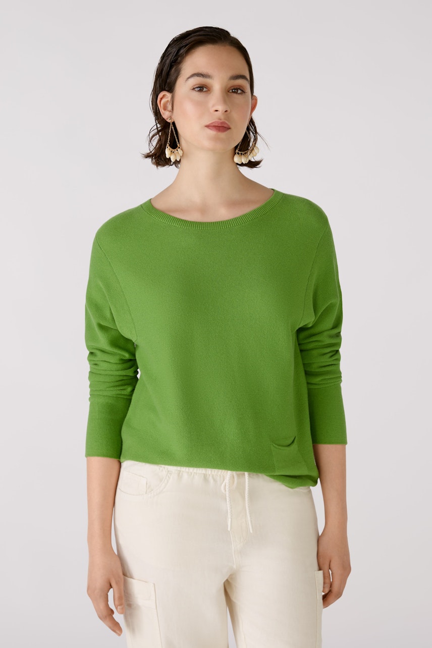 Bild 1 von KEIKO Pullover - green in green | Oui