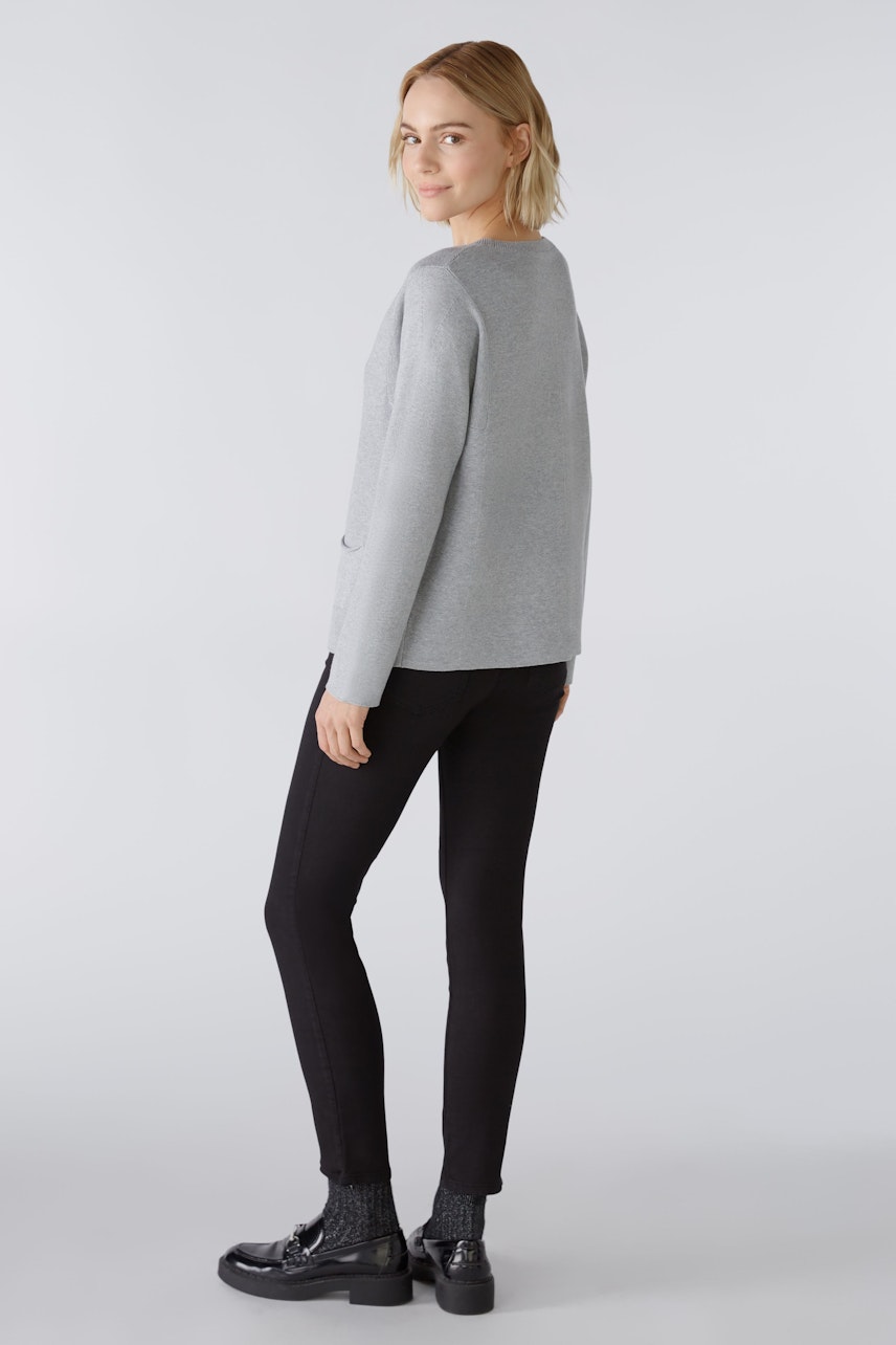 Bild 3 von KEIKO Pullover - light grey in light grey | Oui