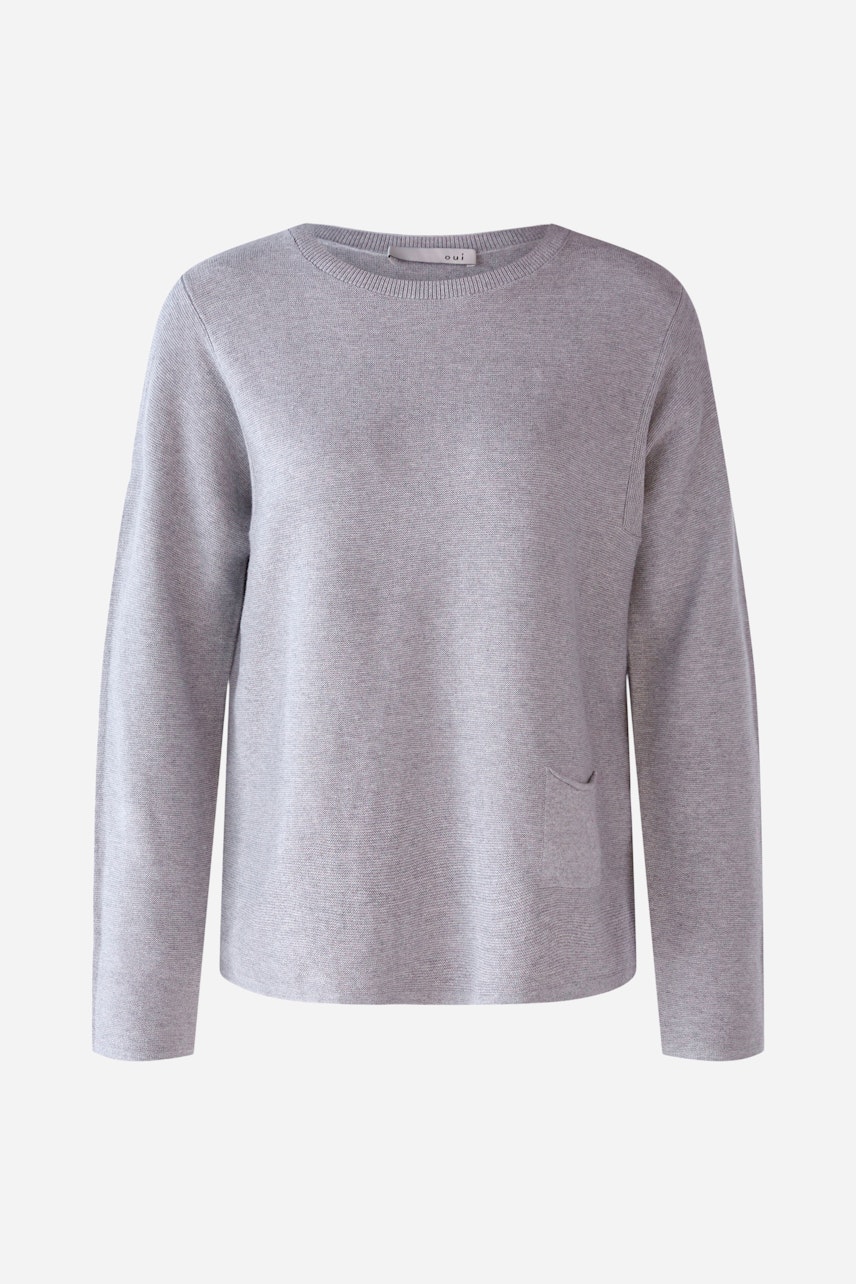 Bild 8 von KEIKO Pullover - light grey in light grey | Oui