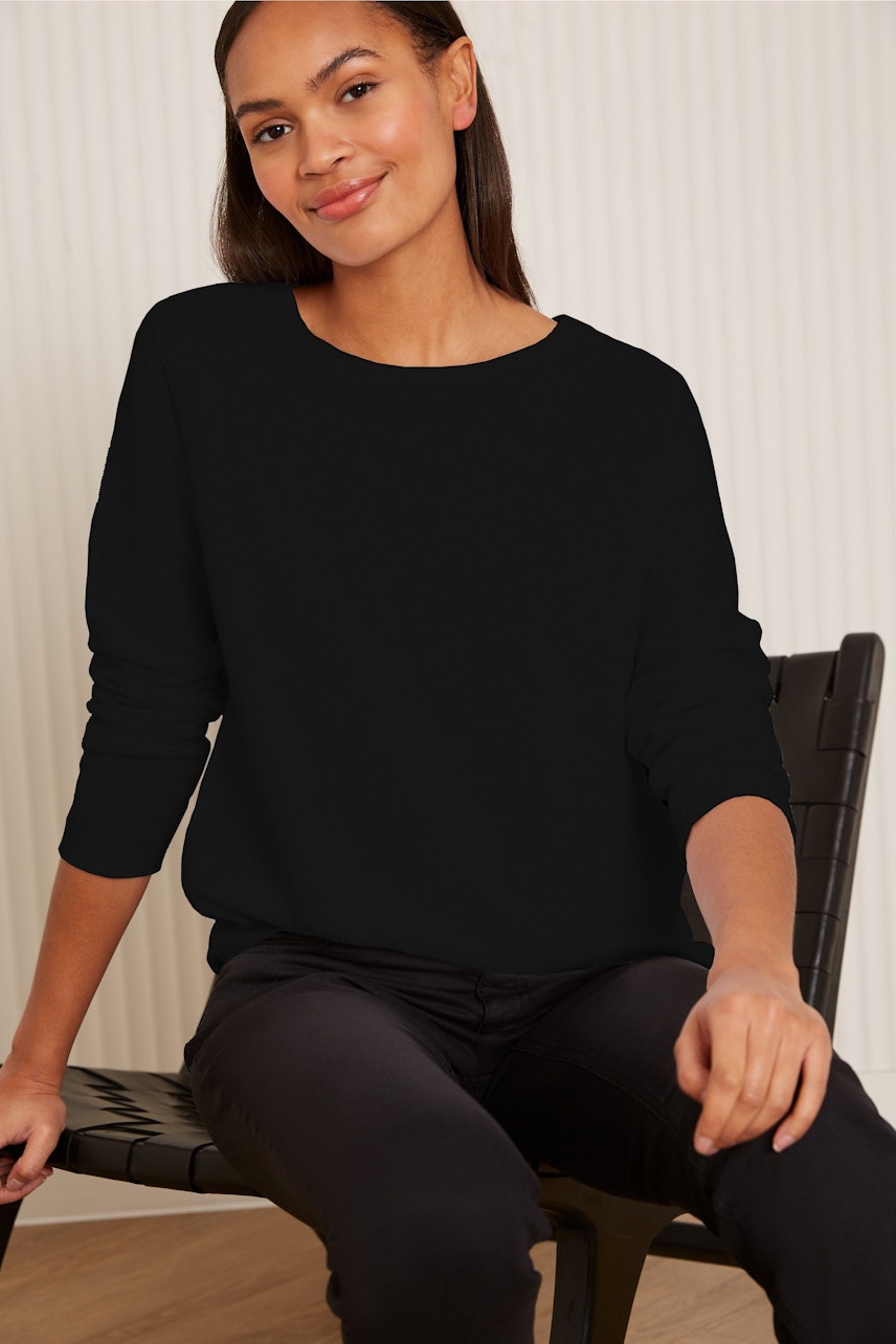 Bild 7 von KEIKO Pullover - black in black | Oui