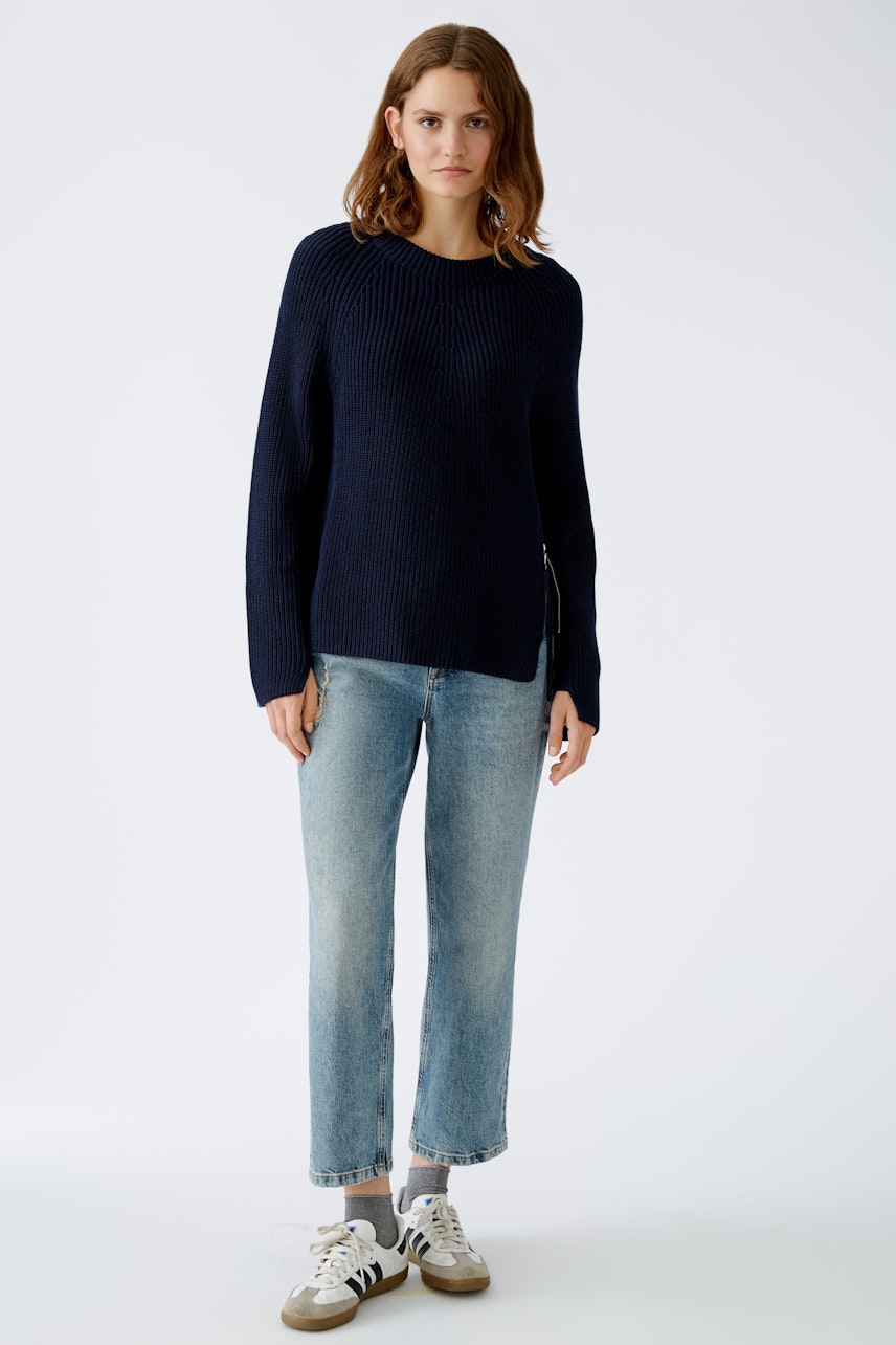 Bild 2 von RUBI Pullover - darkblue in darkblue | Oui