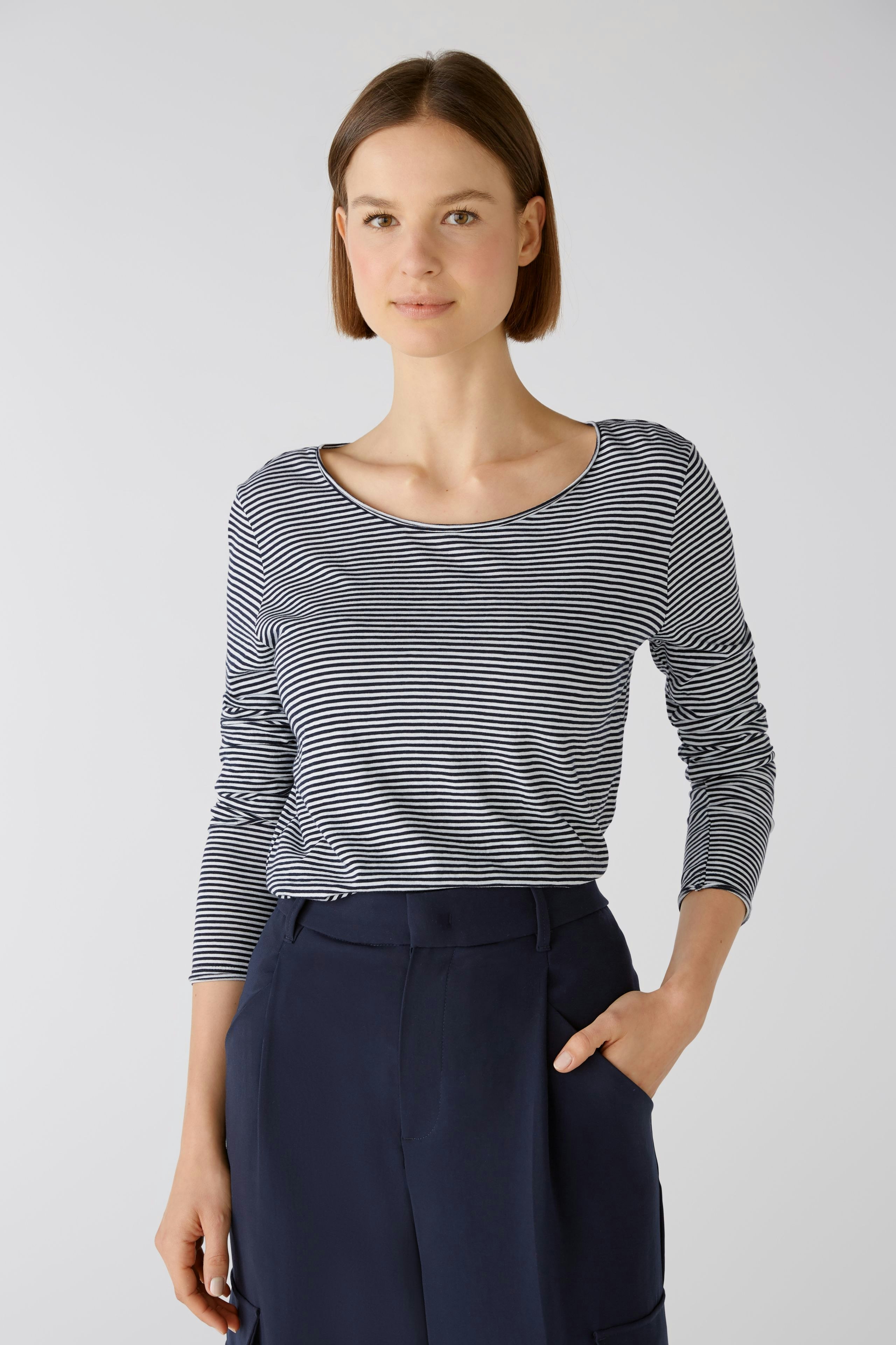 Bild 2 von Langarmshirt - dark blue white in dark blue white | Oui