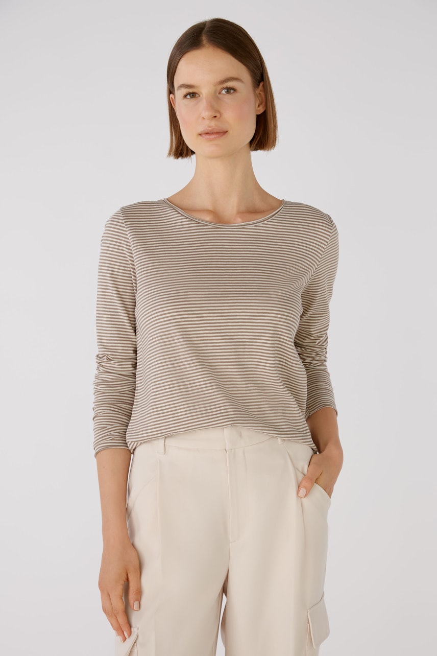 Bild 2 von Long-sleeved shirt - light stone taupe in light stone taupe | Oui