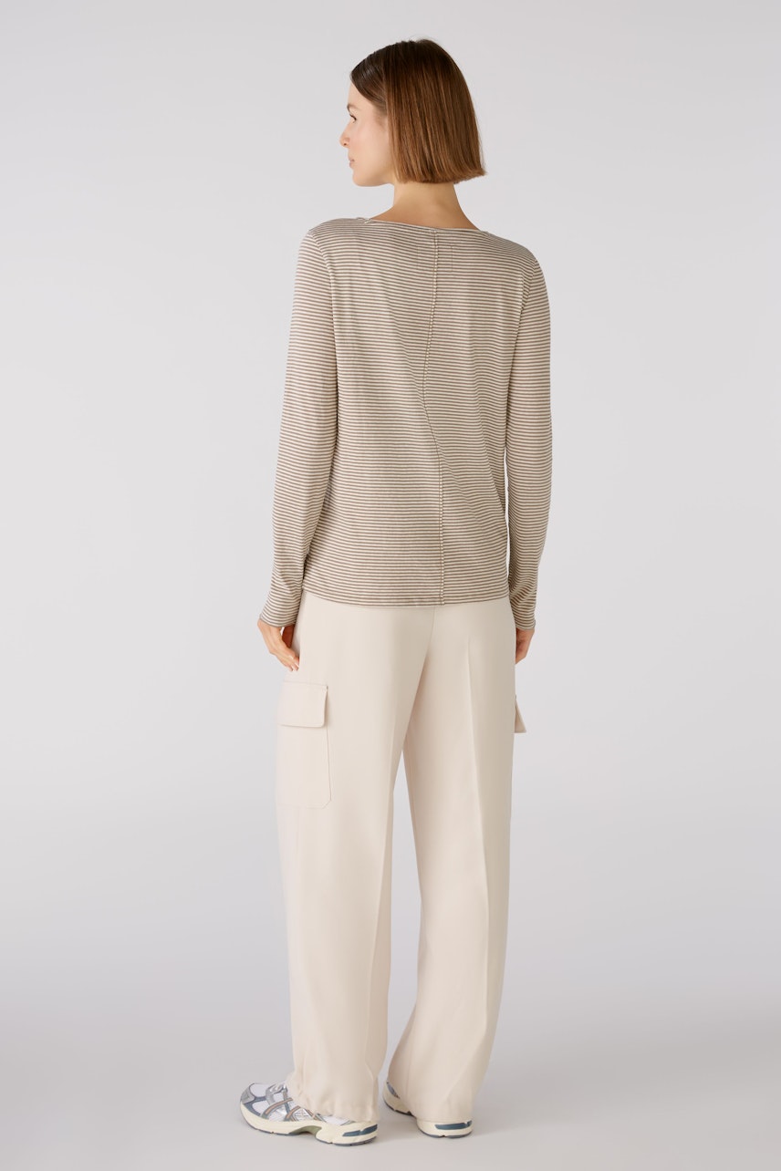 Bild 3 von Long-sleeved shirt - light stone taupe in light stone taupe | Oui