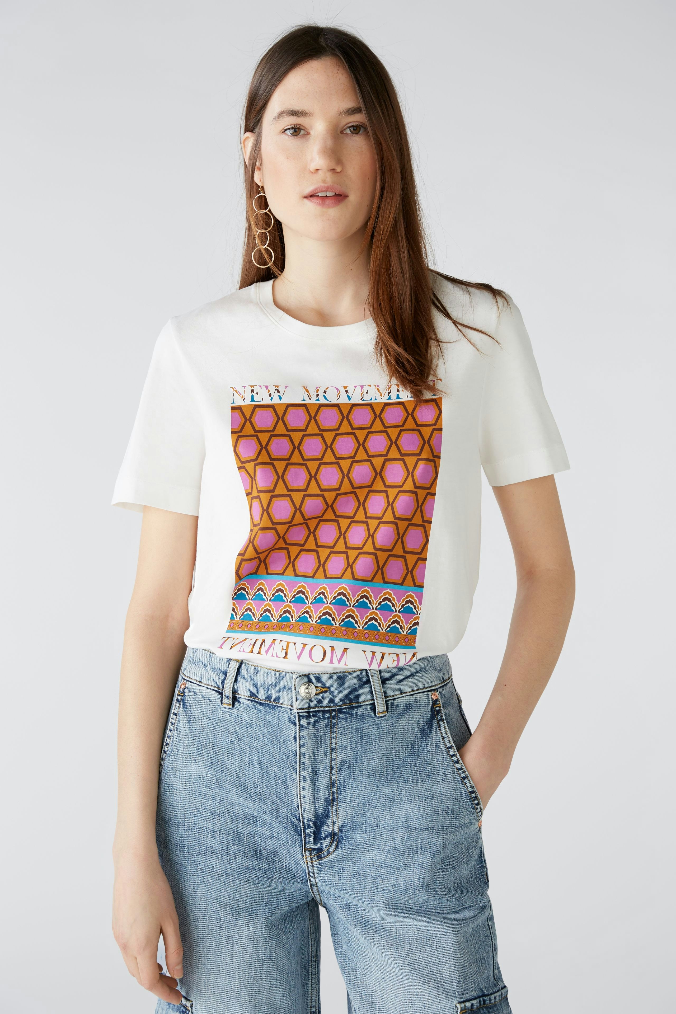 Bild 2 von T-shirt - white violett in white violett | Oui