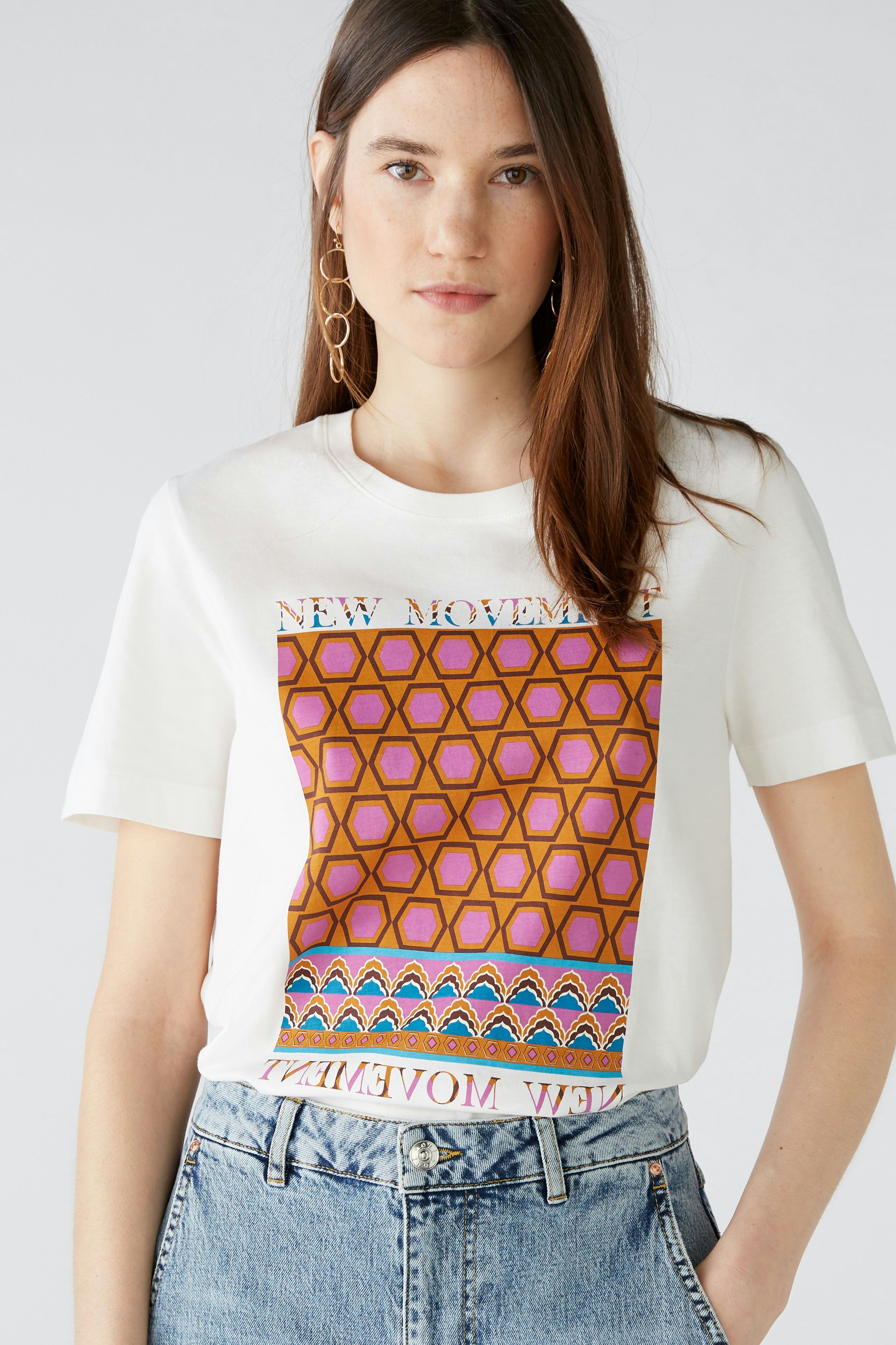 Bild 4 von T-shirt - white violett in white violett | Oui