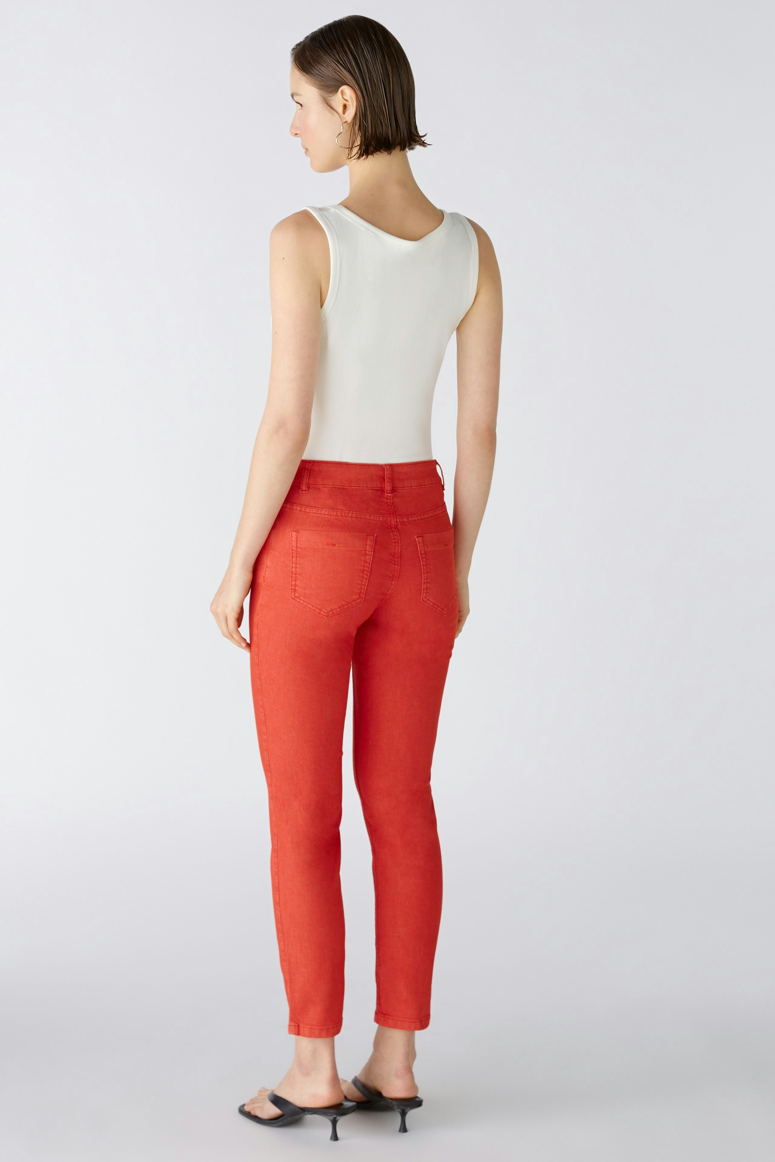 Bild 3 von BAXTOR cropped Jeggings - aura orange in aura orange | Oui