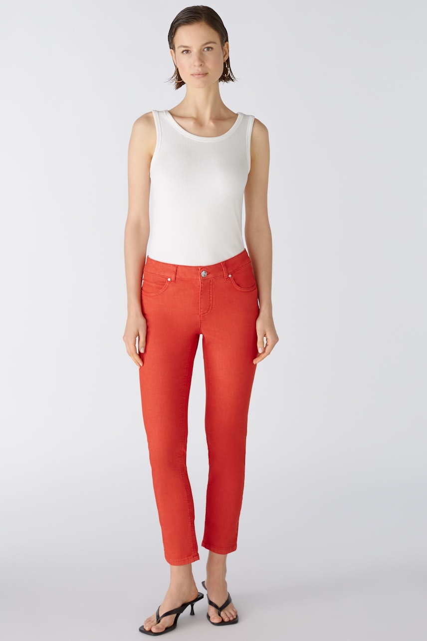 Bild 6 von BAXTOR cropped Jeggings - aura orange in aura orange | Oui