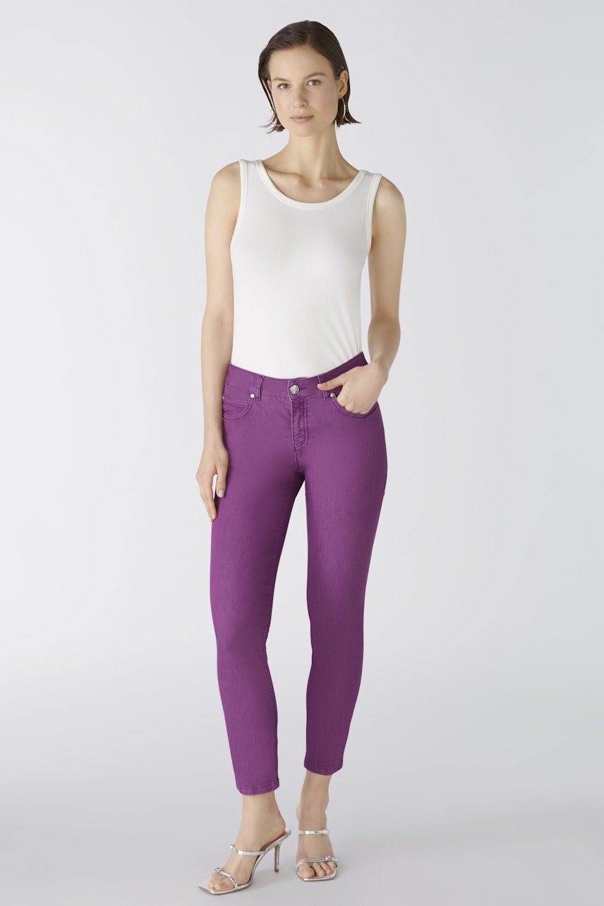 Bild 5 von BAXTOR cropped Jeggings - sparkling grape in sparkling grape | Oui