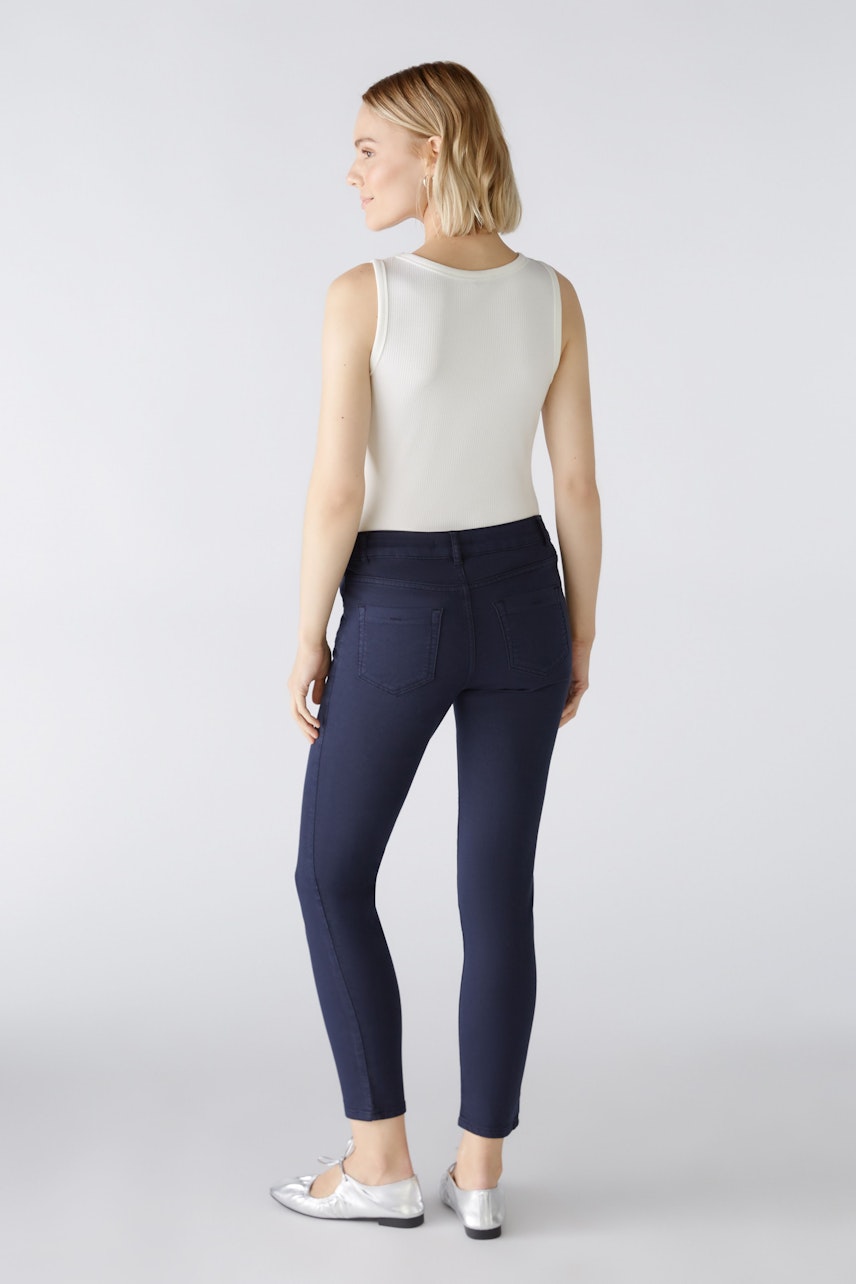 Bild 4 von BAXTOR cropped Jeggings - darkblue in darkblue | Oui