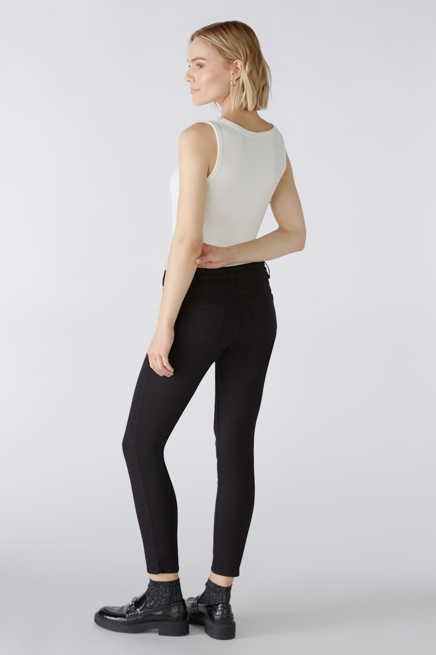 Bild 4 von BAXTOR cropped Jeggings - black in black | Oui