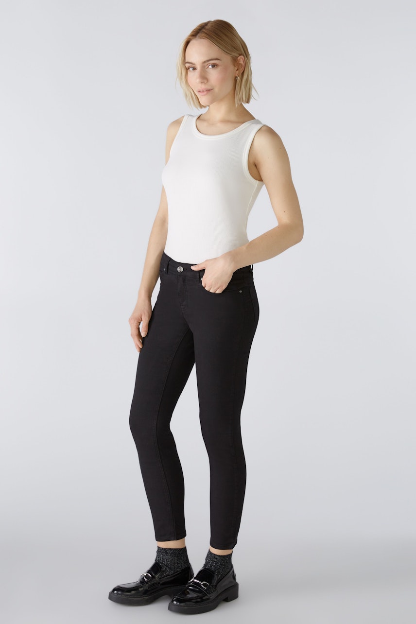 Bild 7 von BAXTOR cropped Jeggings - black in black | Oui