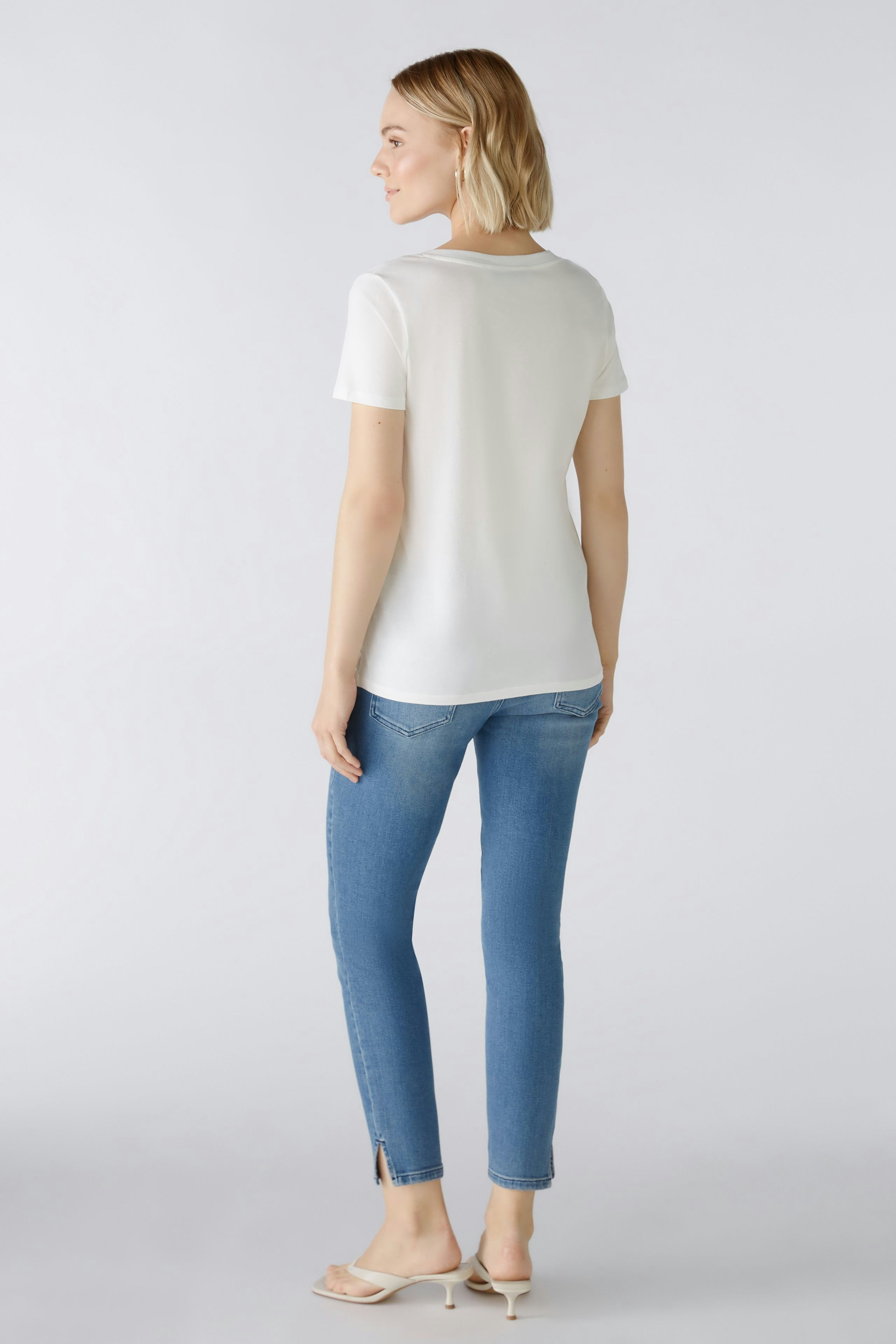 Bild 4 von CARLI T-shirt - cloud dancer in cloud dancer | Oui