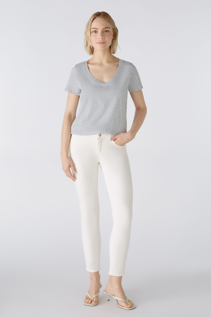 Bild 2 von CARLI T-shirt - light grey in light grey | Oui