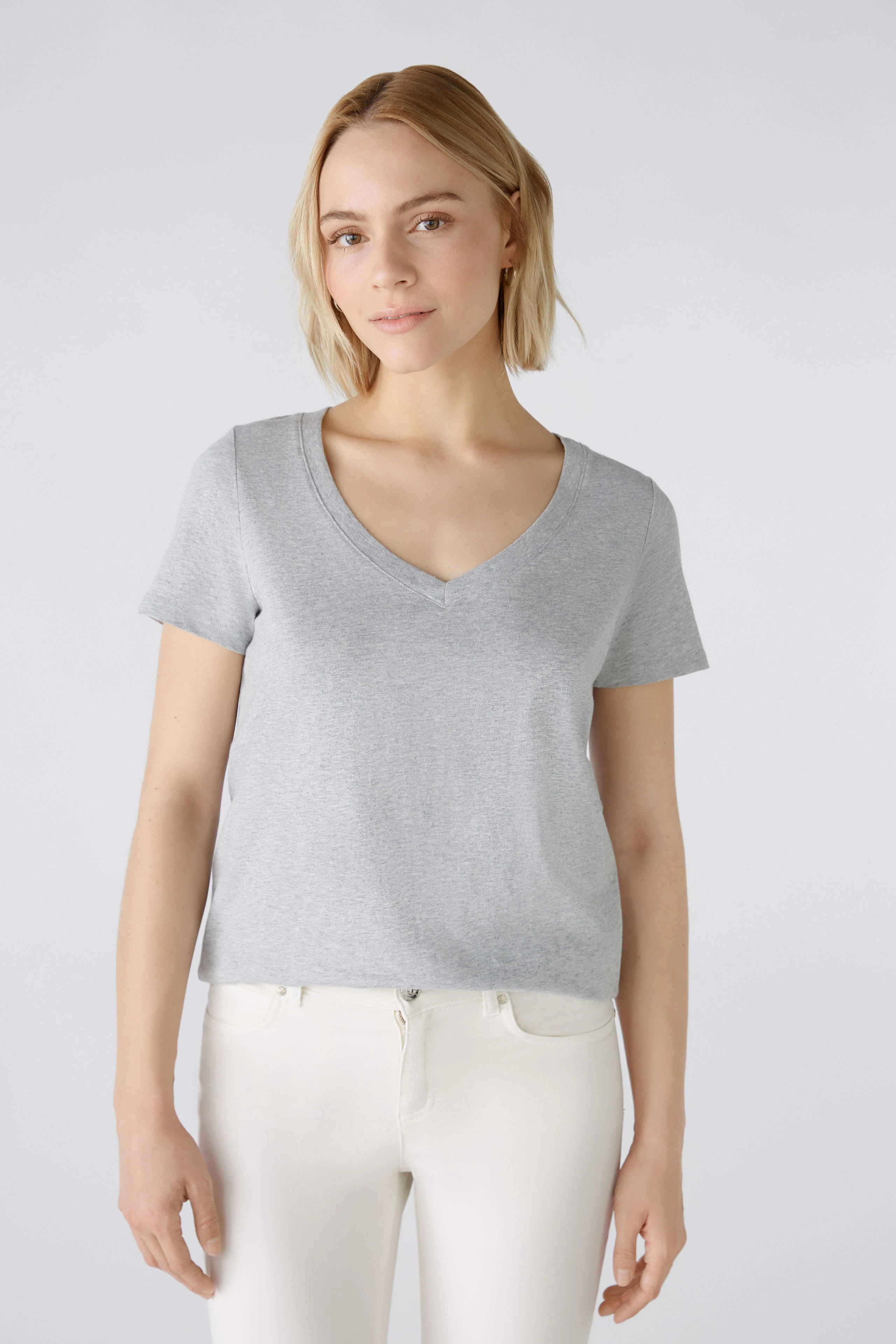 Image 3 of CARLI T-shirt - light grey in light grey | Oui
