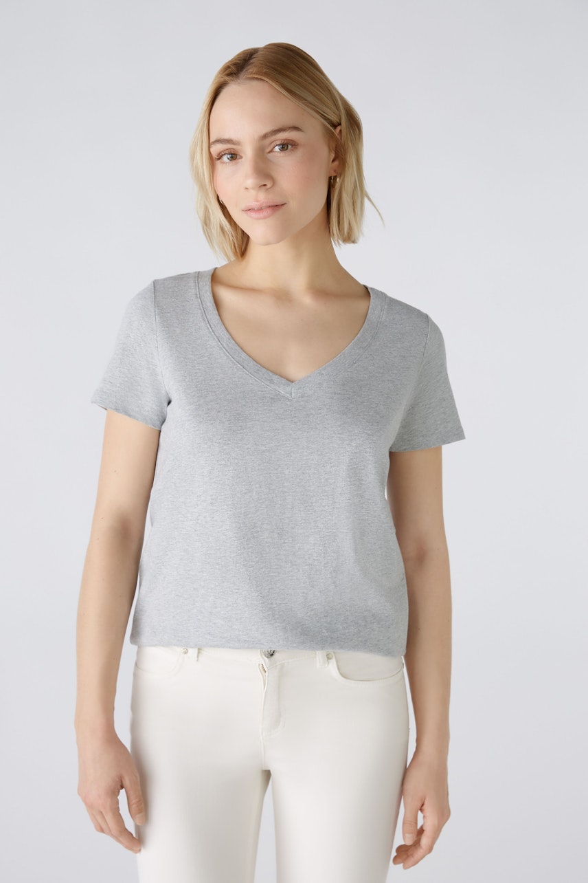 Bild 3 von CARLI T-shirt - light grey in light grey | Oui