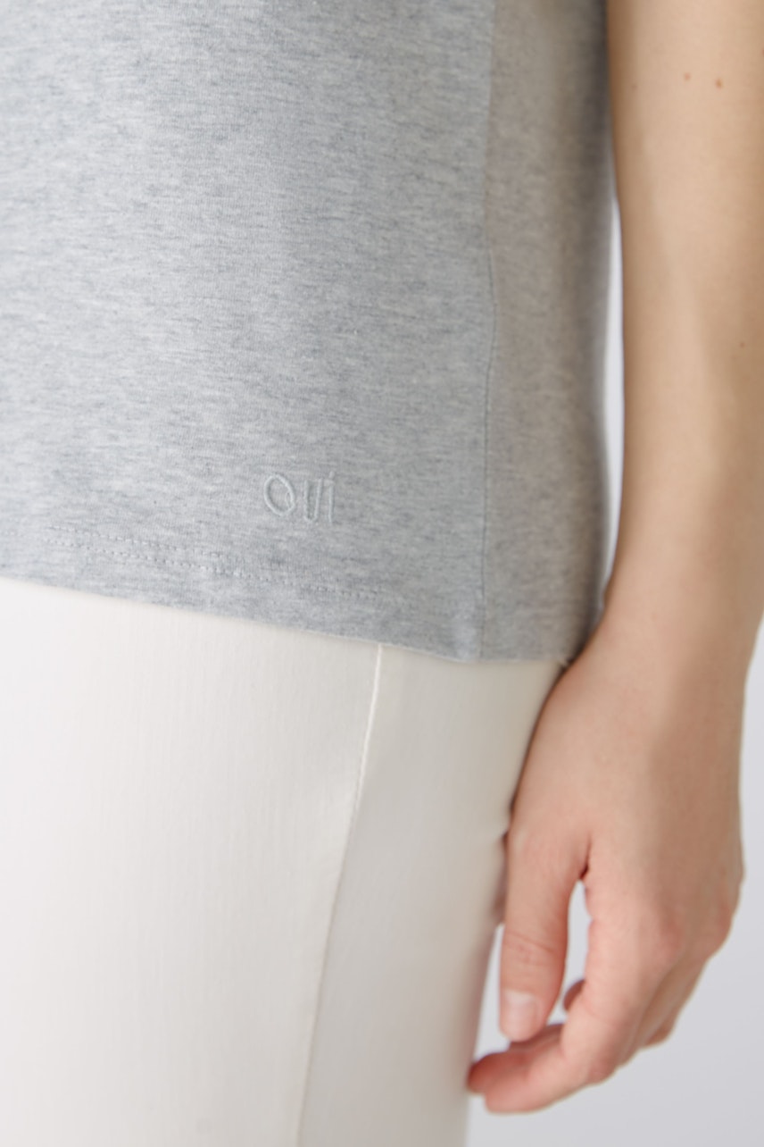 Bild 6 von CARLI T-shirt - light grey in light grey | Oui