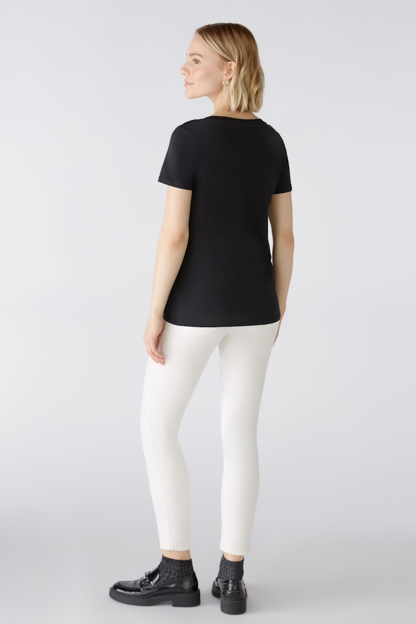 Bild 4 von CARLI T-shirt - black in black | Oui