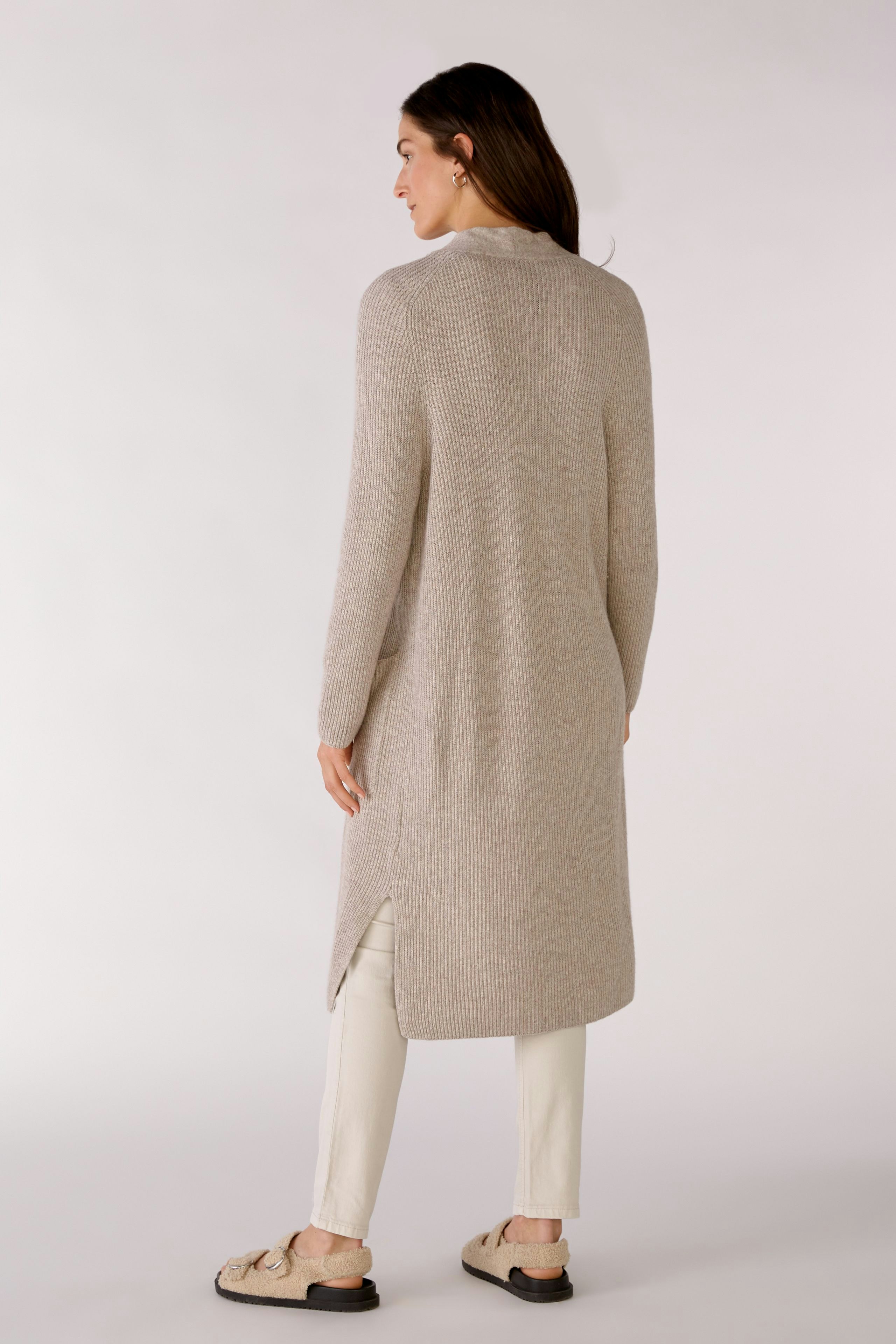 Bild 4 von Strickmantel - Taupe Melange in Taupe Melange | Oui