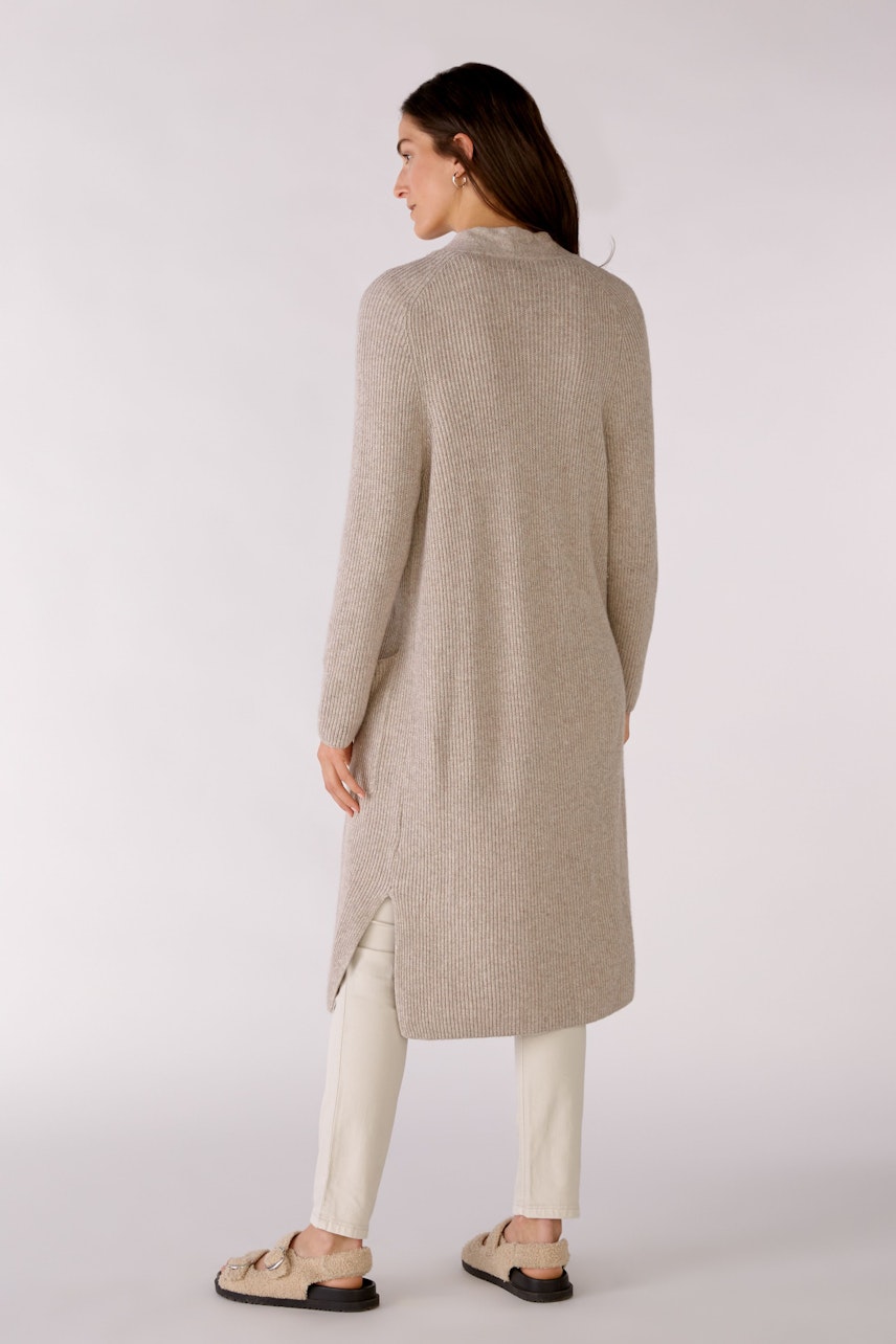 Bild 4 von Strickmantel - Taupe Melange in Taupe Melange | Oui