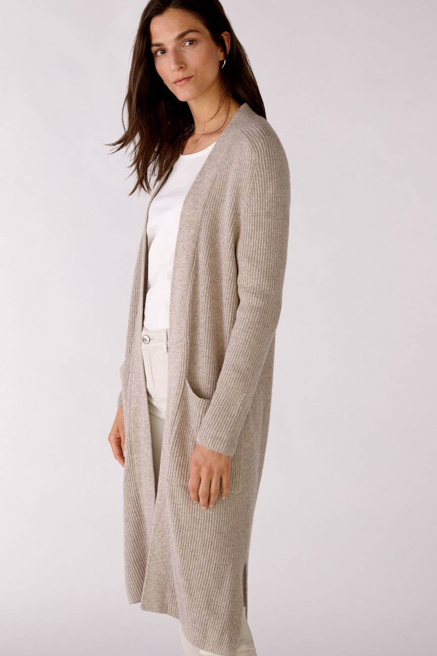 Bild 7 von Strickmantel - Taupe Melange in Taupe Melange | Oui