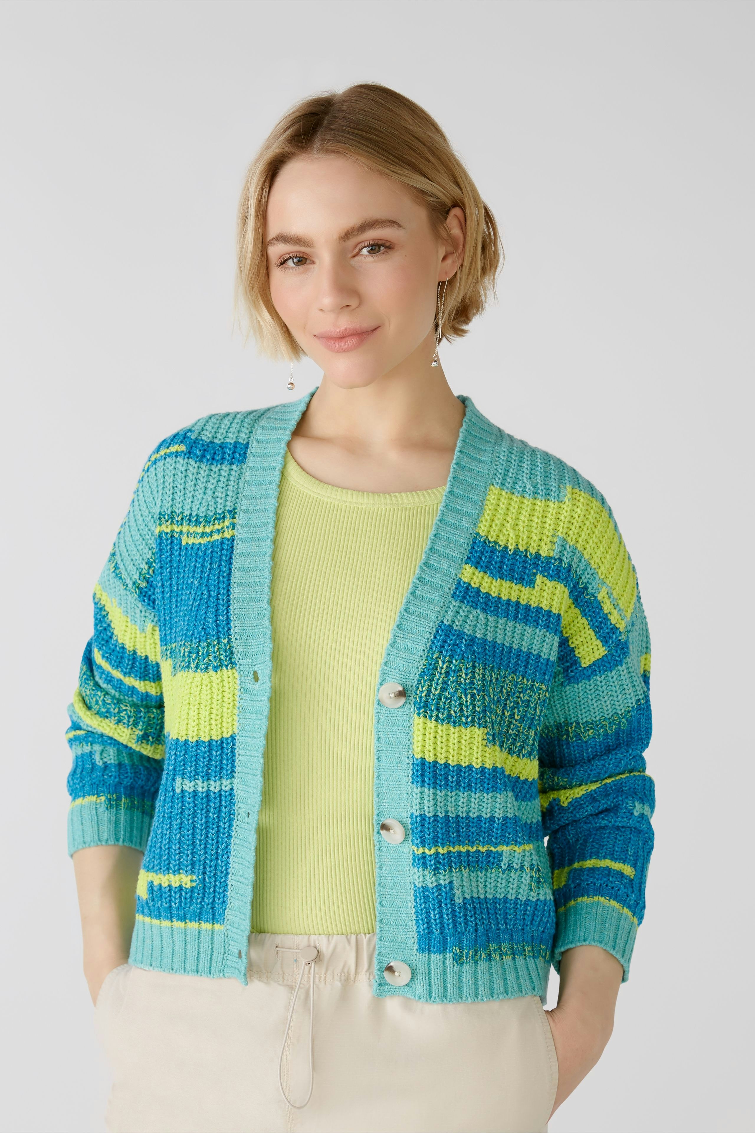 Bild 2 von Strickjacke - light green blue in light green blue | Oui