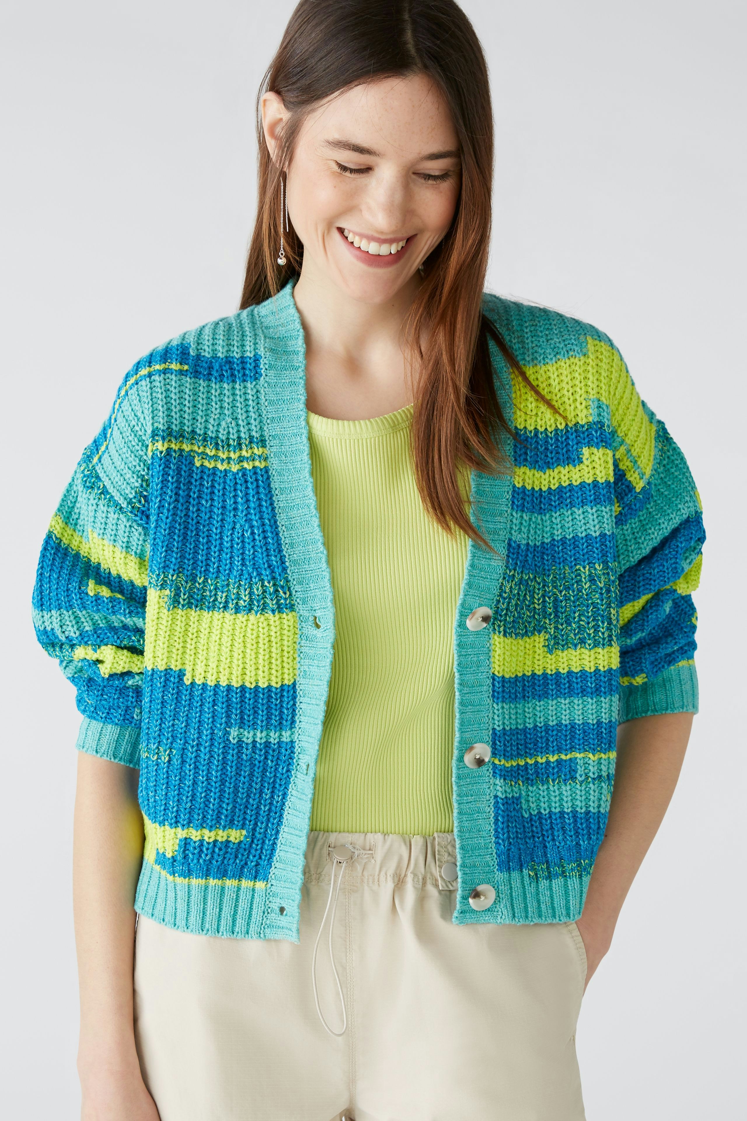 Bild 5 von Strickjacke - light green blue in light green blue | Oui