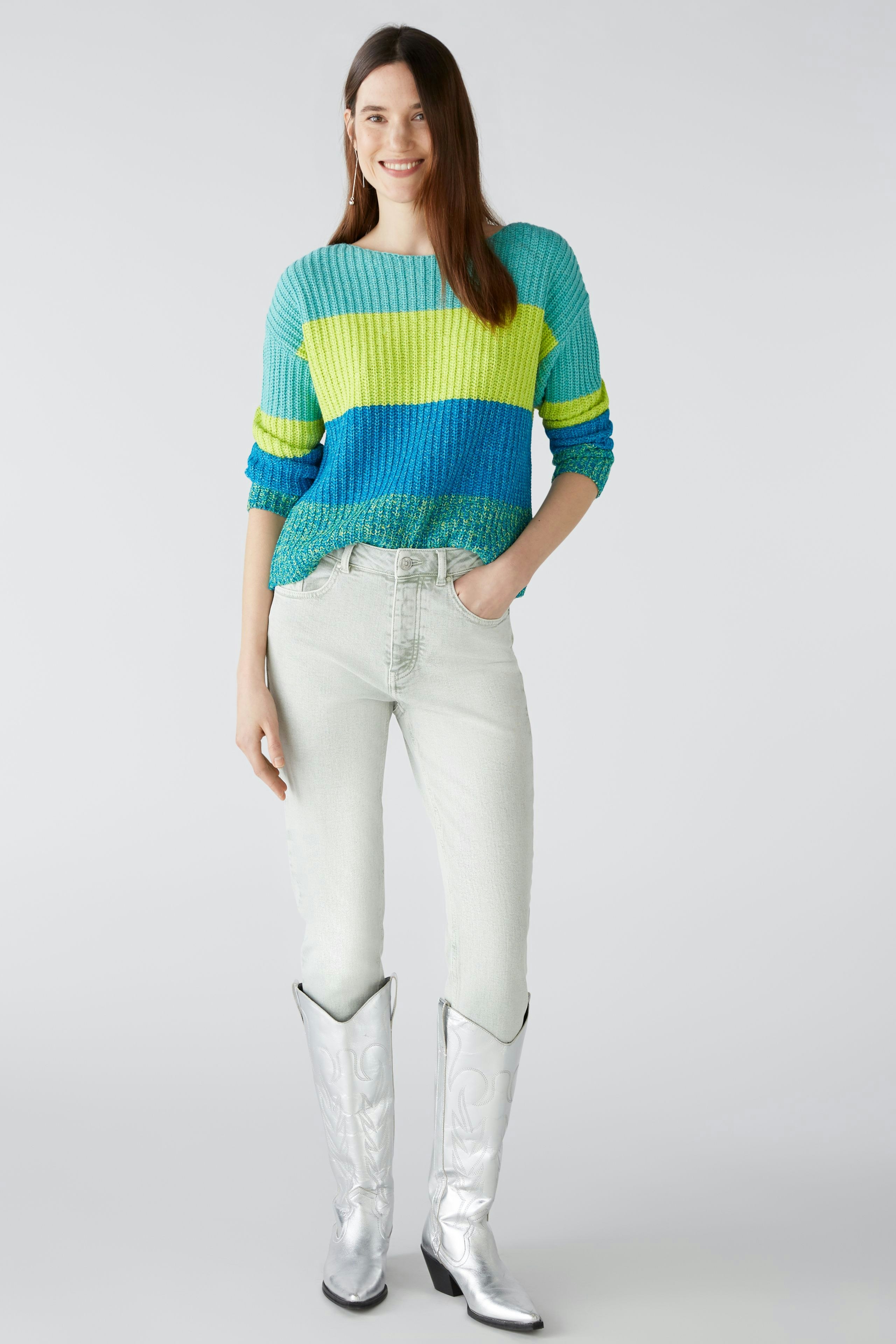 Bild 1 von Pullover - light green blue in light green blue | Oui