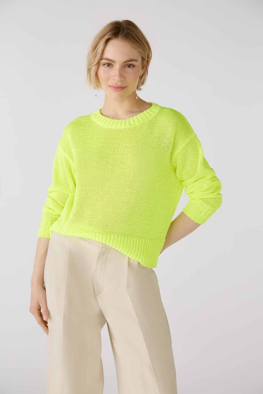 Bild 2 von Pullover - safety yellow in safety yellow | Oui